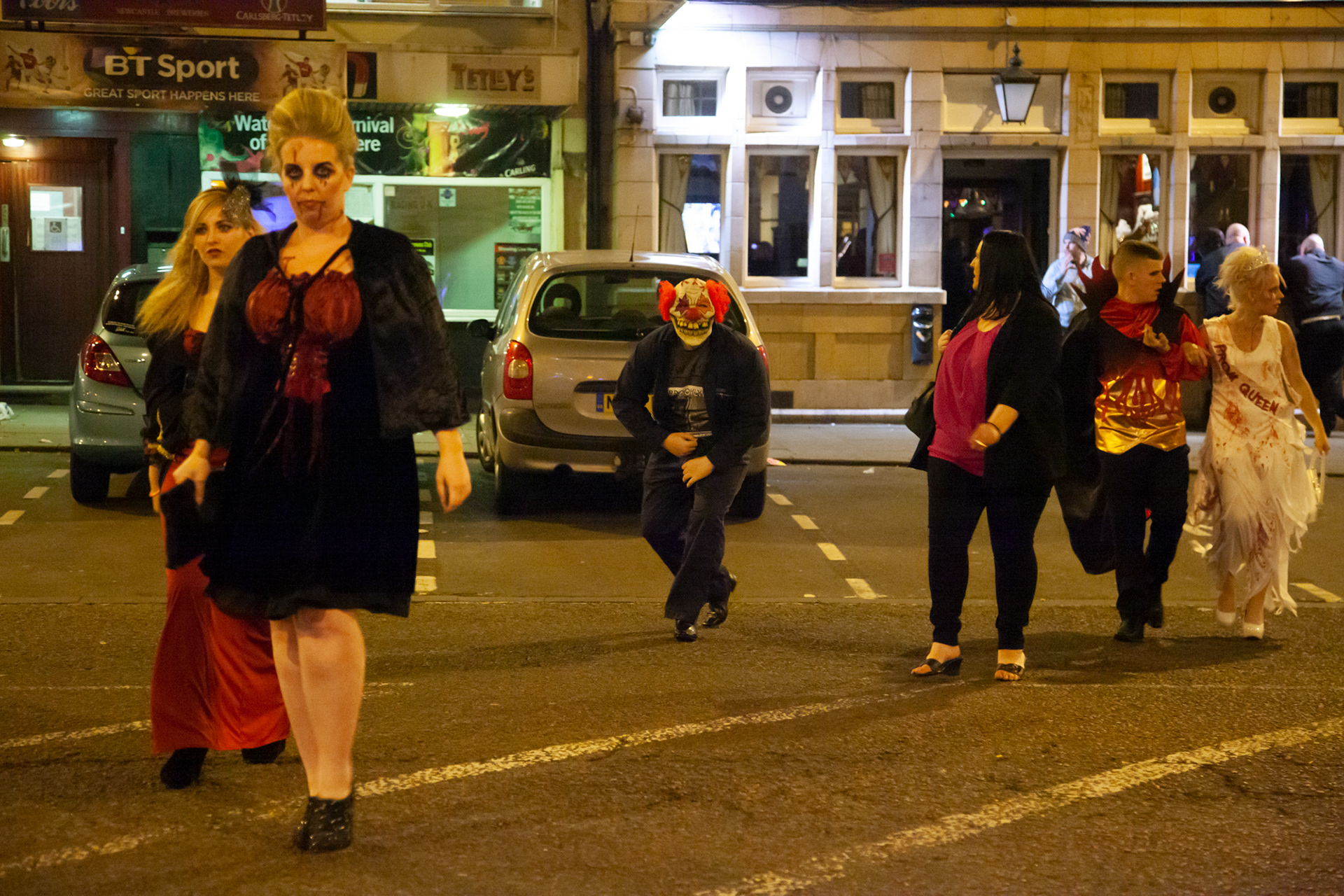 Halloween night Redcar