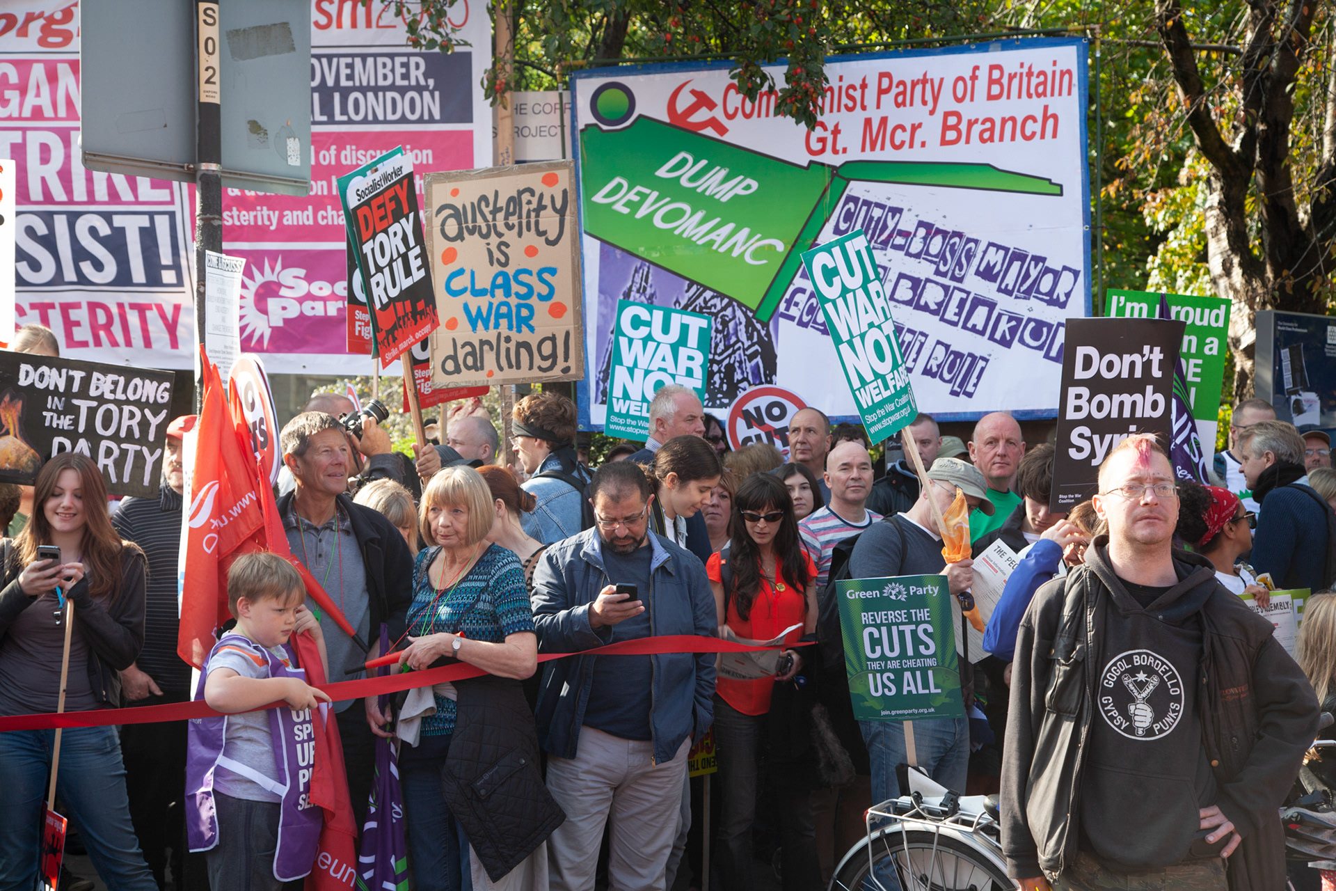 TUC Anti-Austerity Demo Manchester 04-10-2015