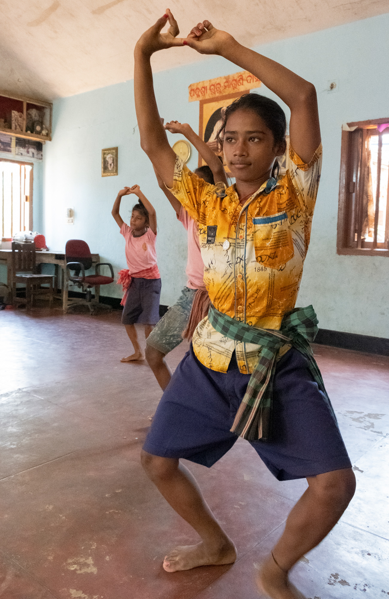Gotipua dancers, Ragharajpur, Odissa