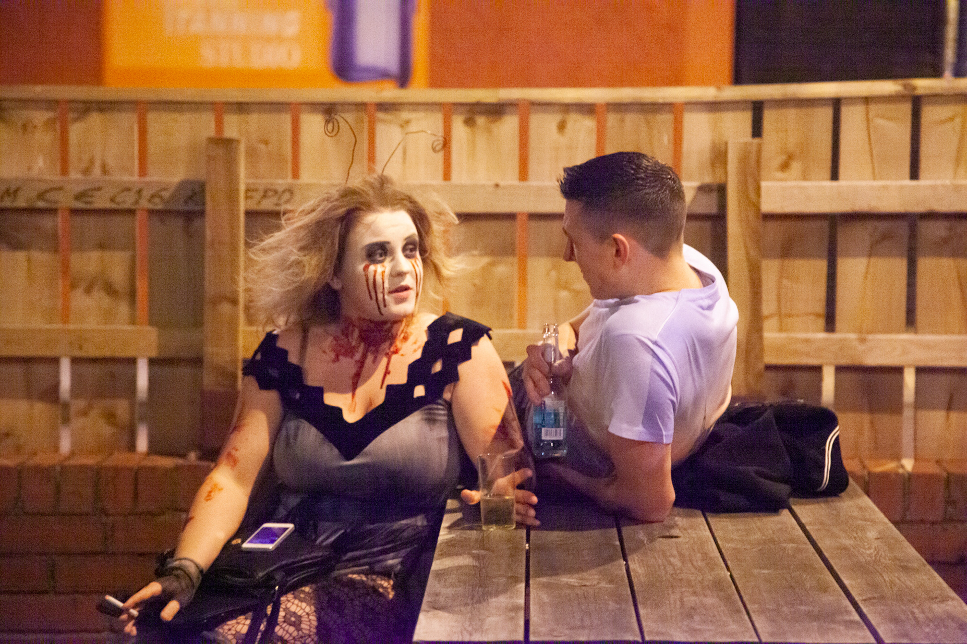 Halloween night Redcar