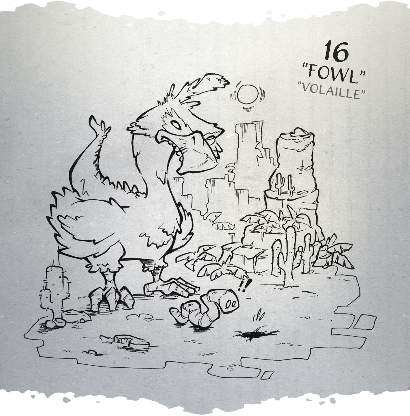 inktober batt cauchy -inktober batt cauchy - fowl volaille