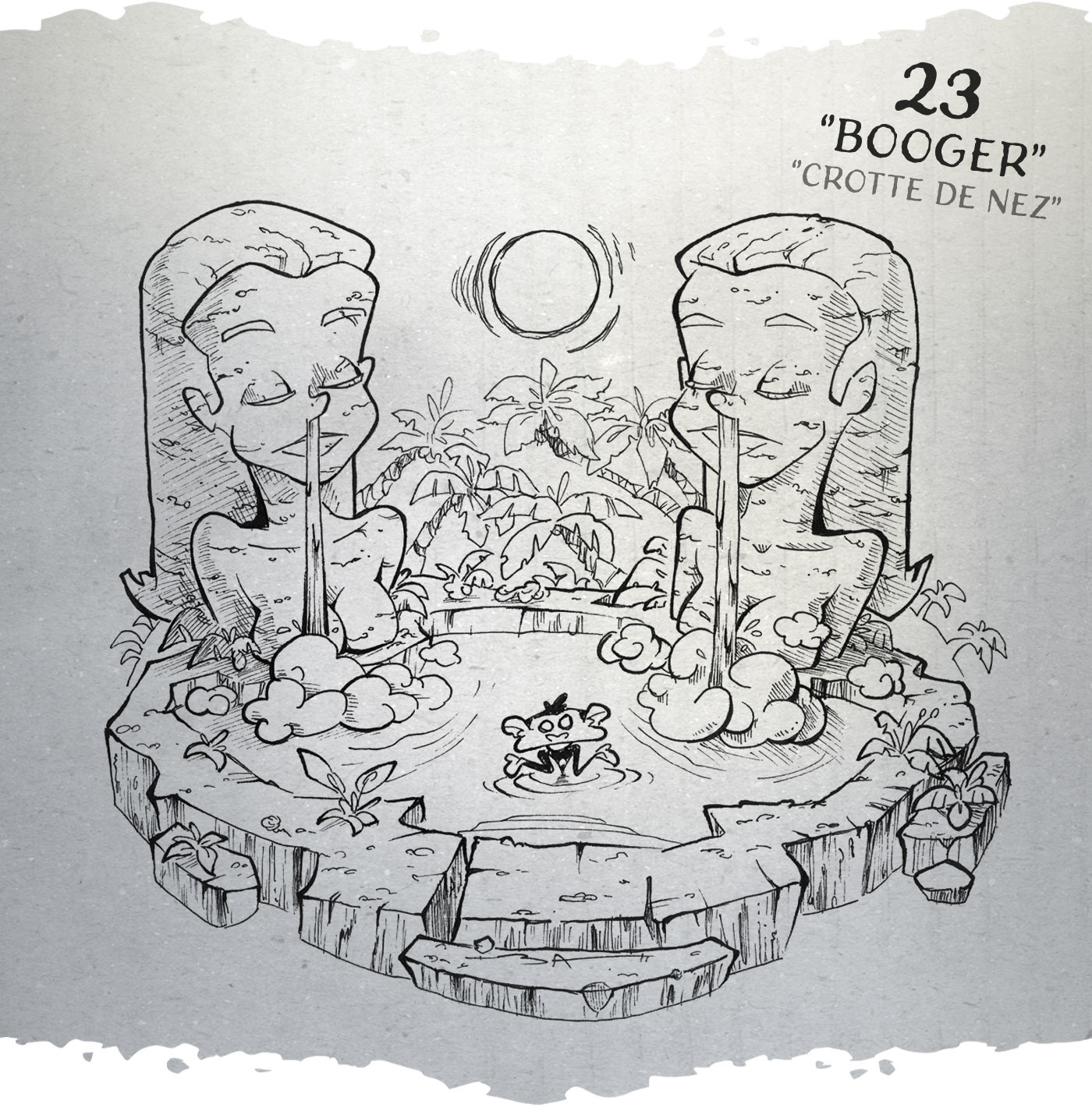 inktober batt cauchy - booger crotte de nez