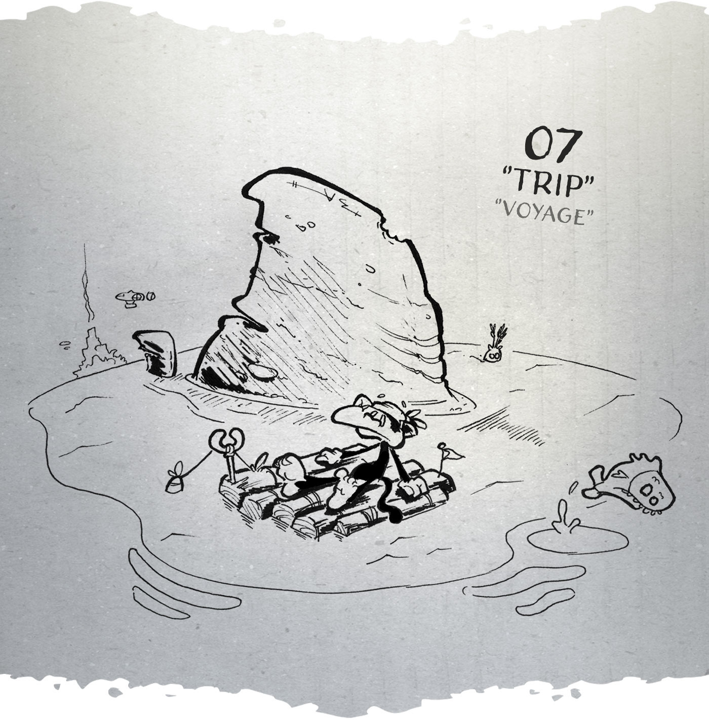 inktober batt cauchy - trip voyage