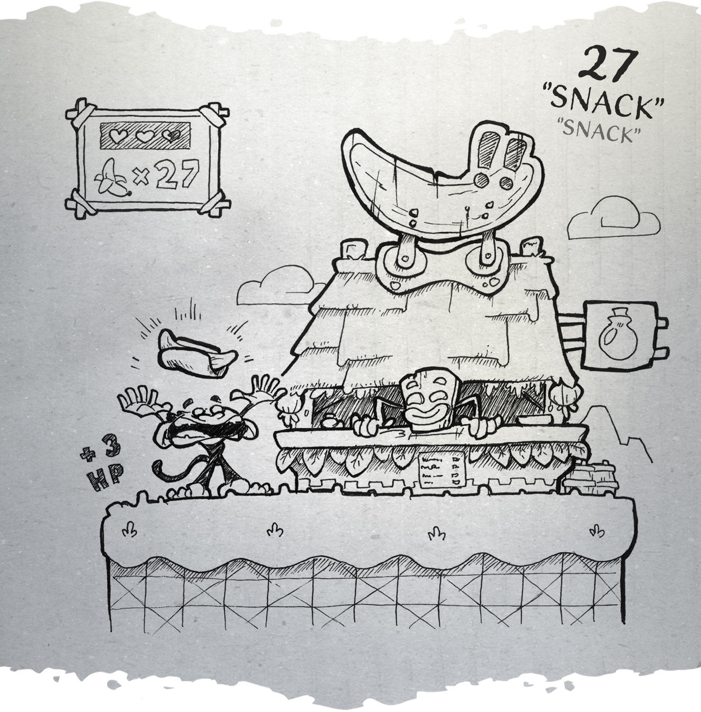 inktober batt cauchy - snack