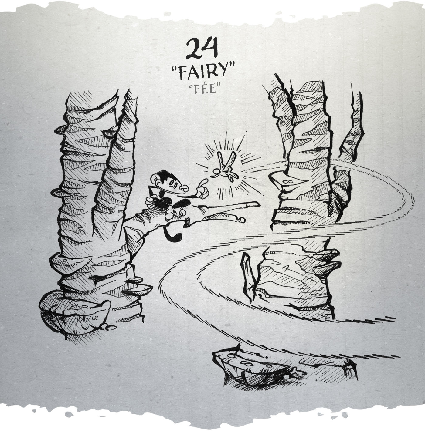 inktober batt cauchy - fairy fée