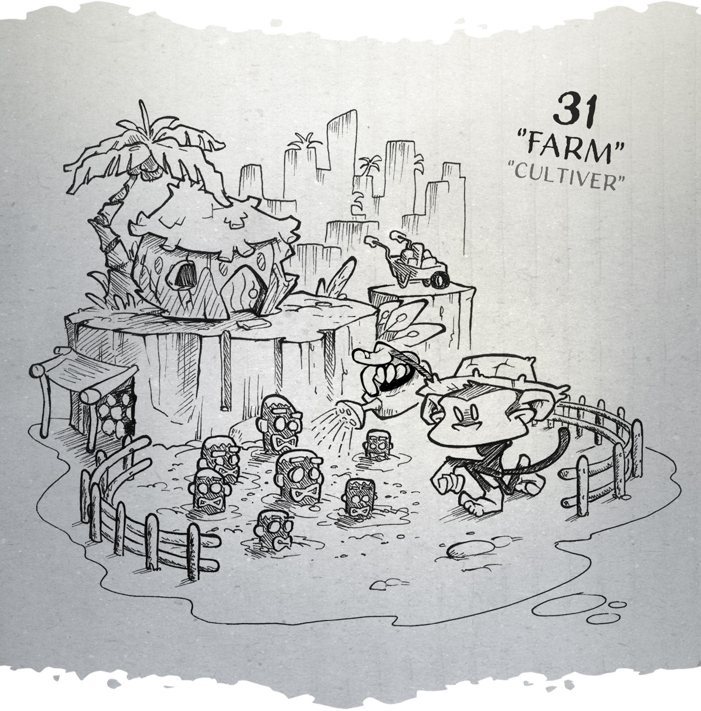 inktober batt cauchy - farm cultiver