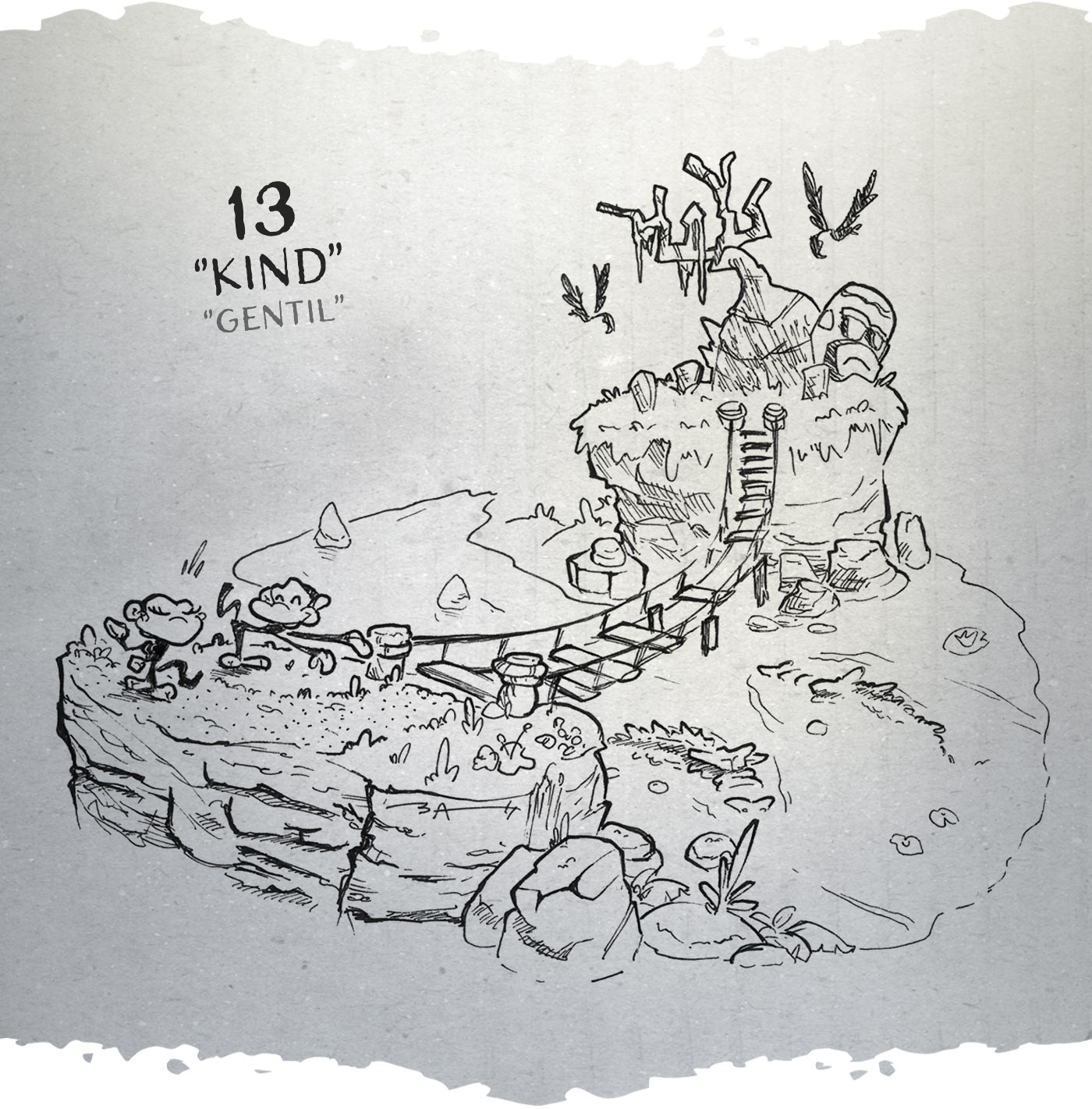 inktober batt cauchy - kind gentil