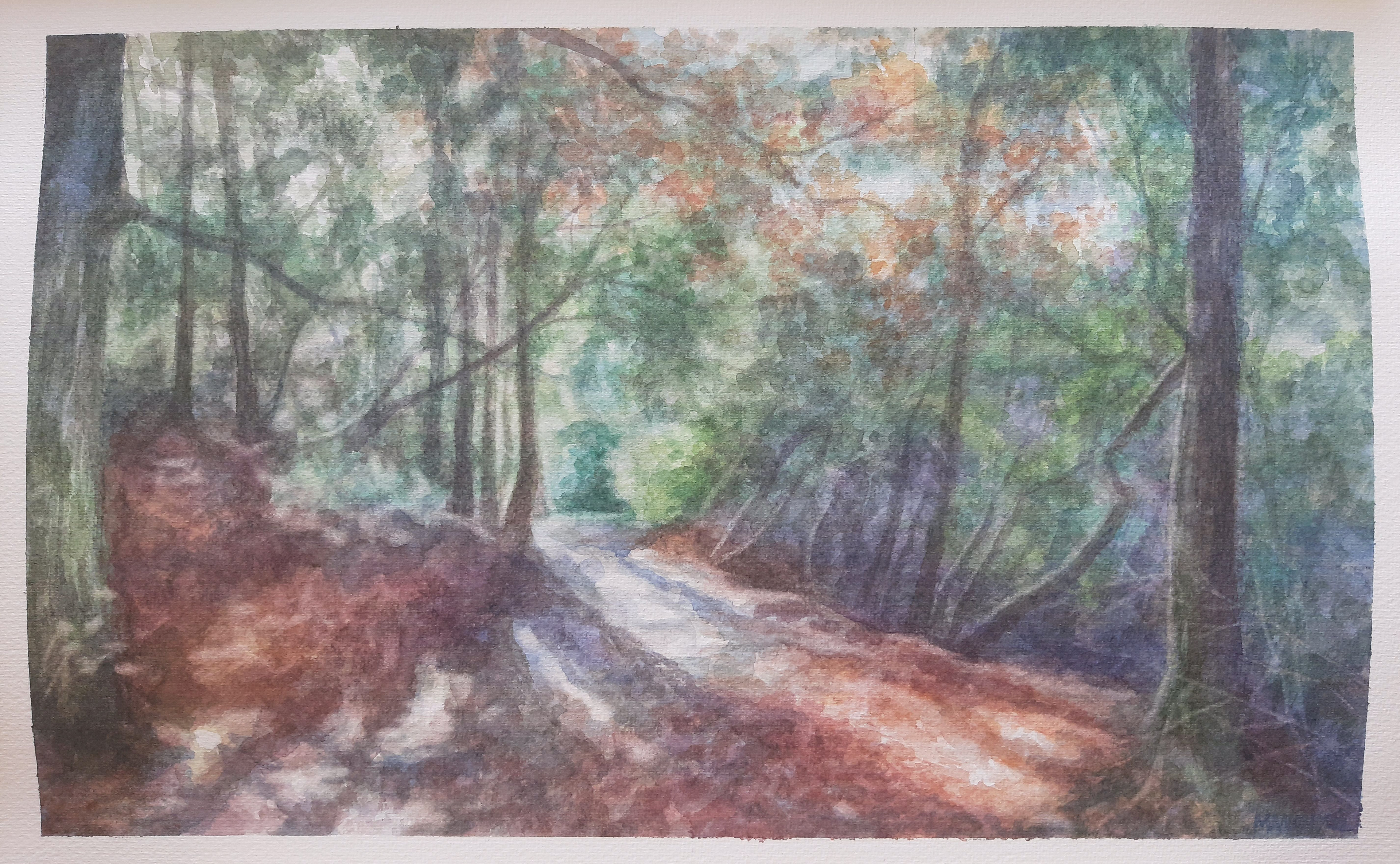 Ballynahinch Sunlight- Watercolour