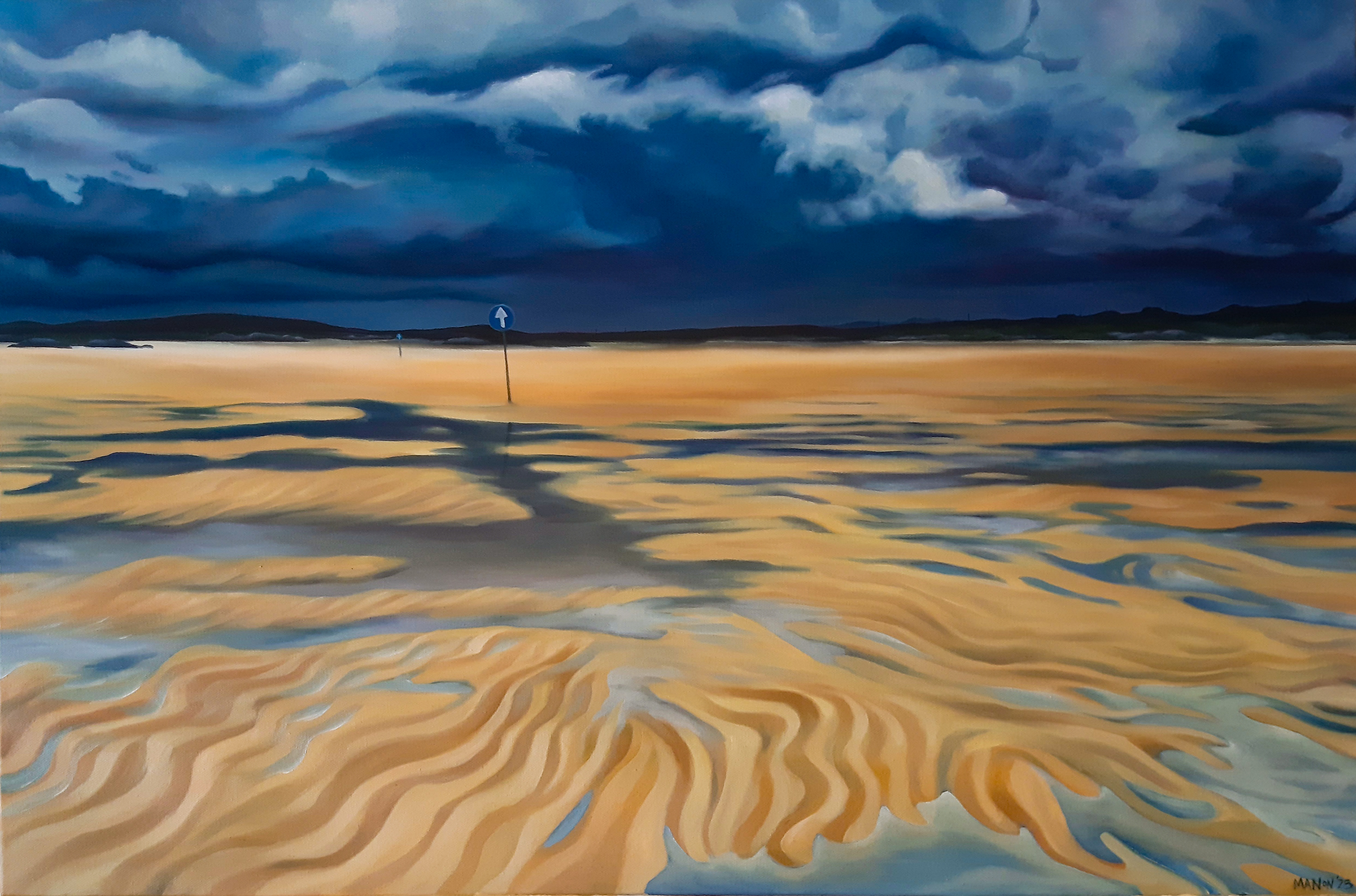 Omey strand- Oil on canvas