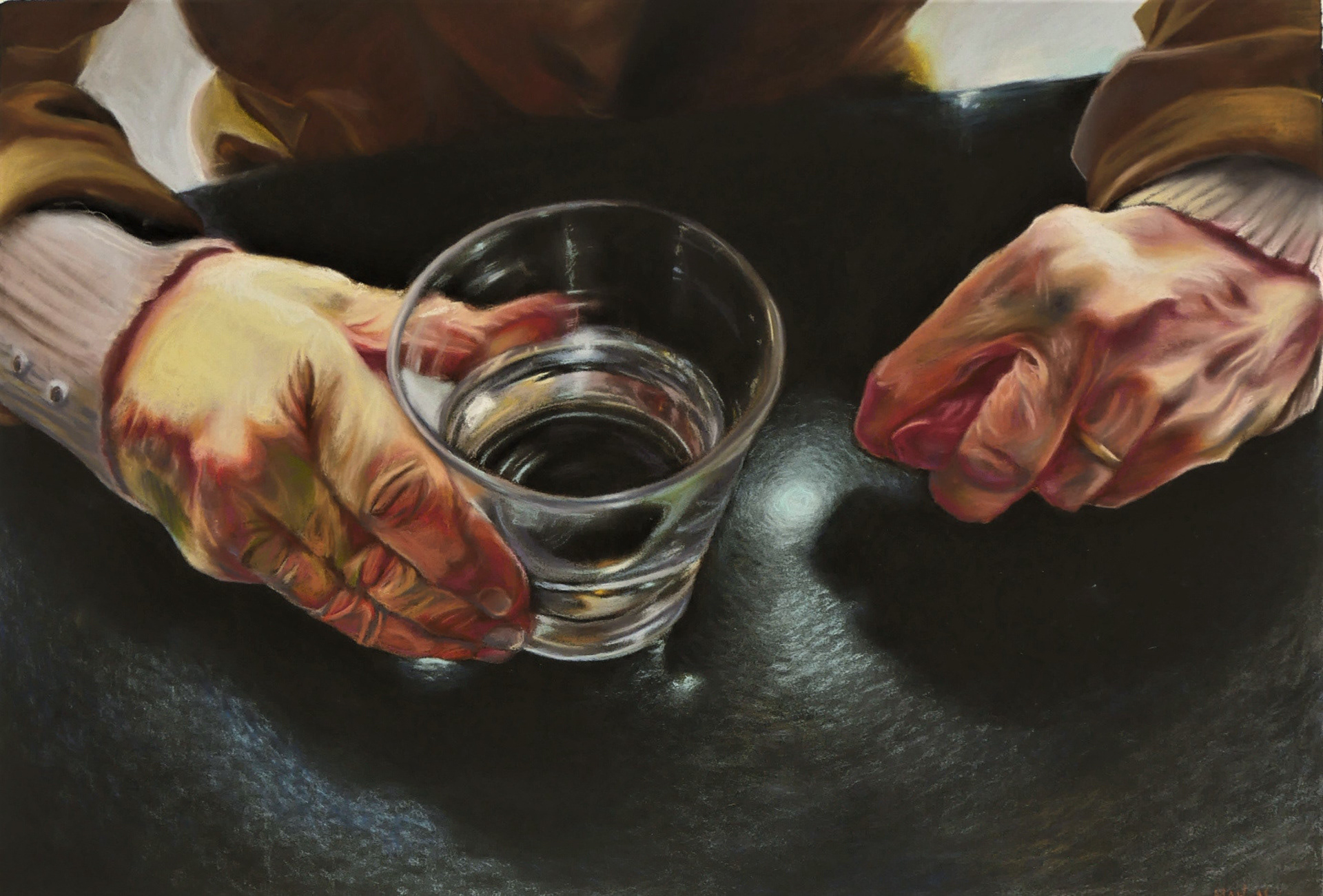 Precious Time- Chalk Pastel on Paper
