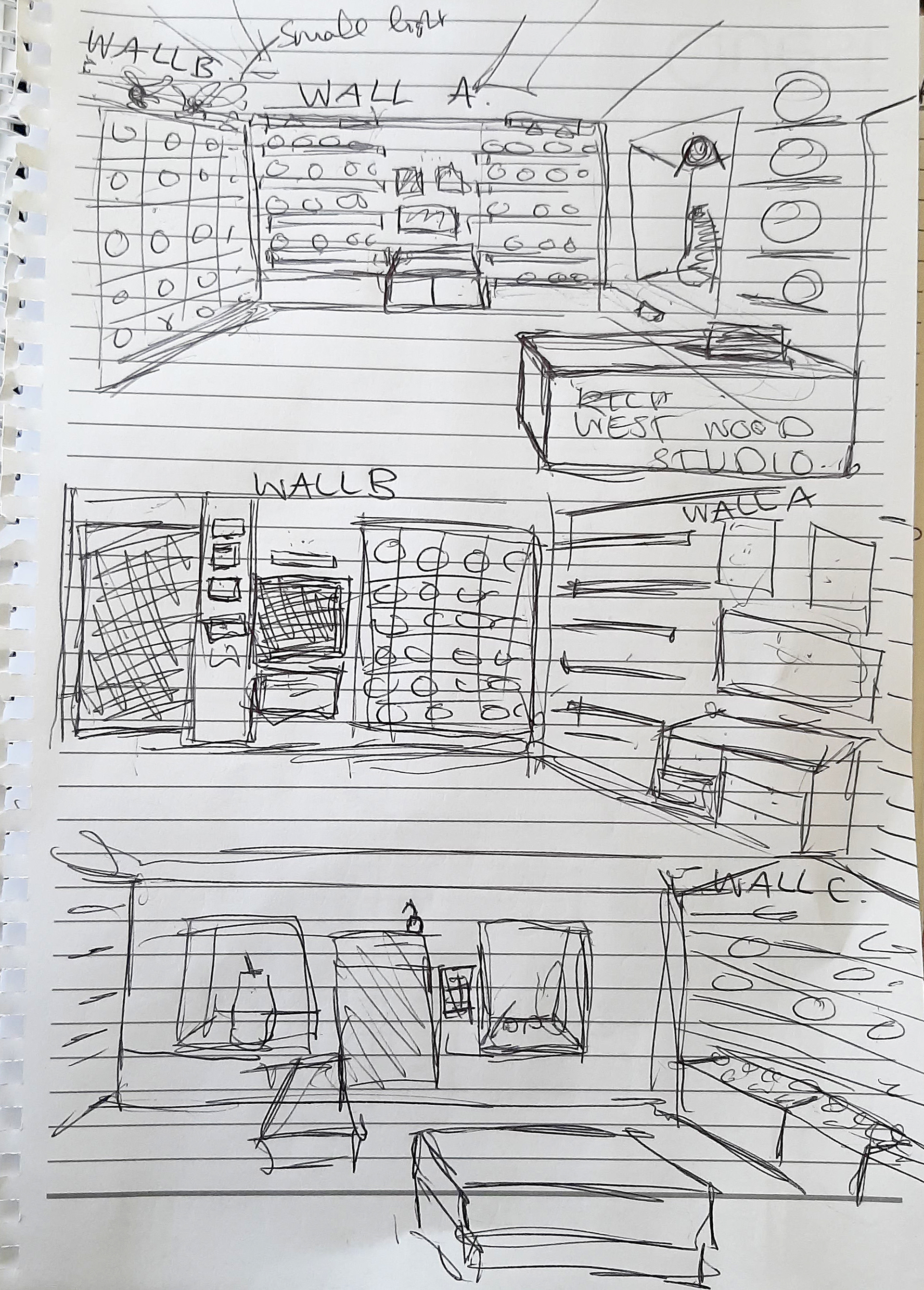 Our very first layout plan!