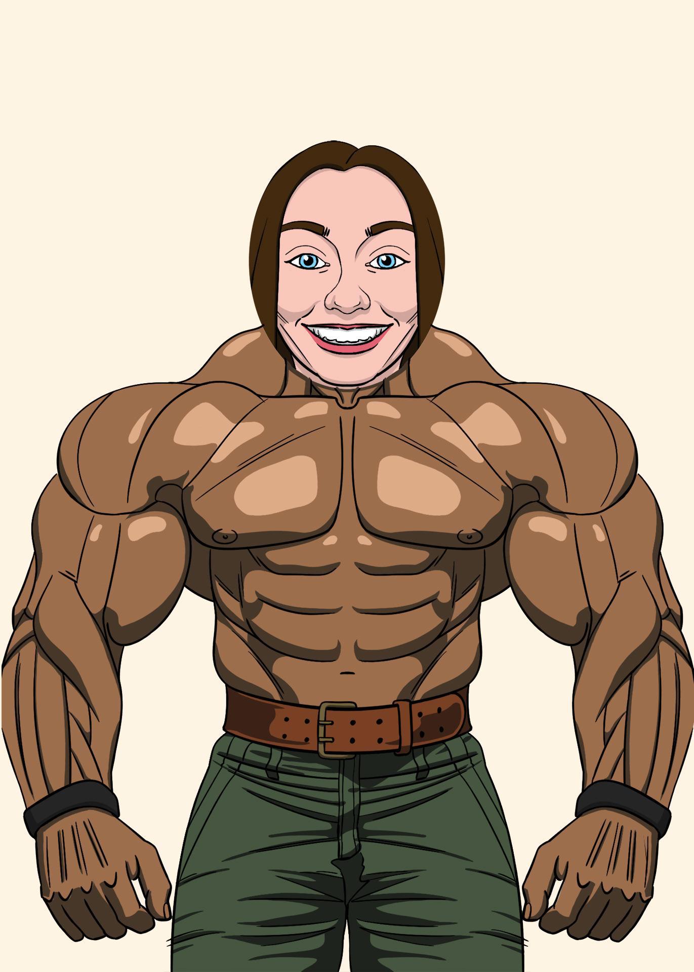 Muscle Filter Birthday Card Closed