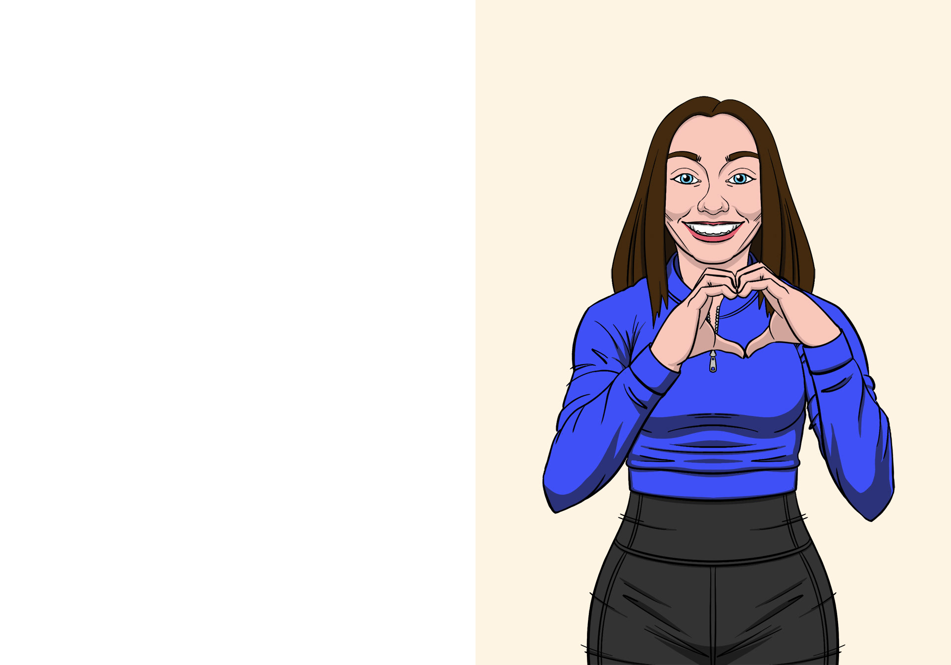 Muscle Filter Birthday Card Inside Girl