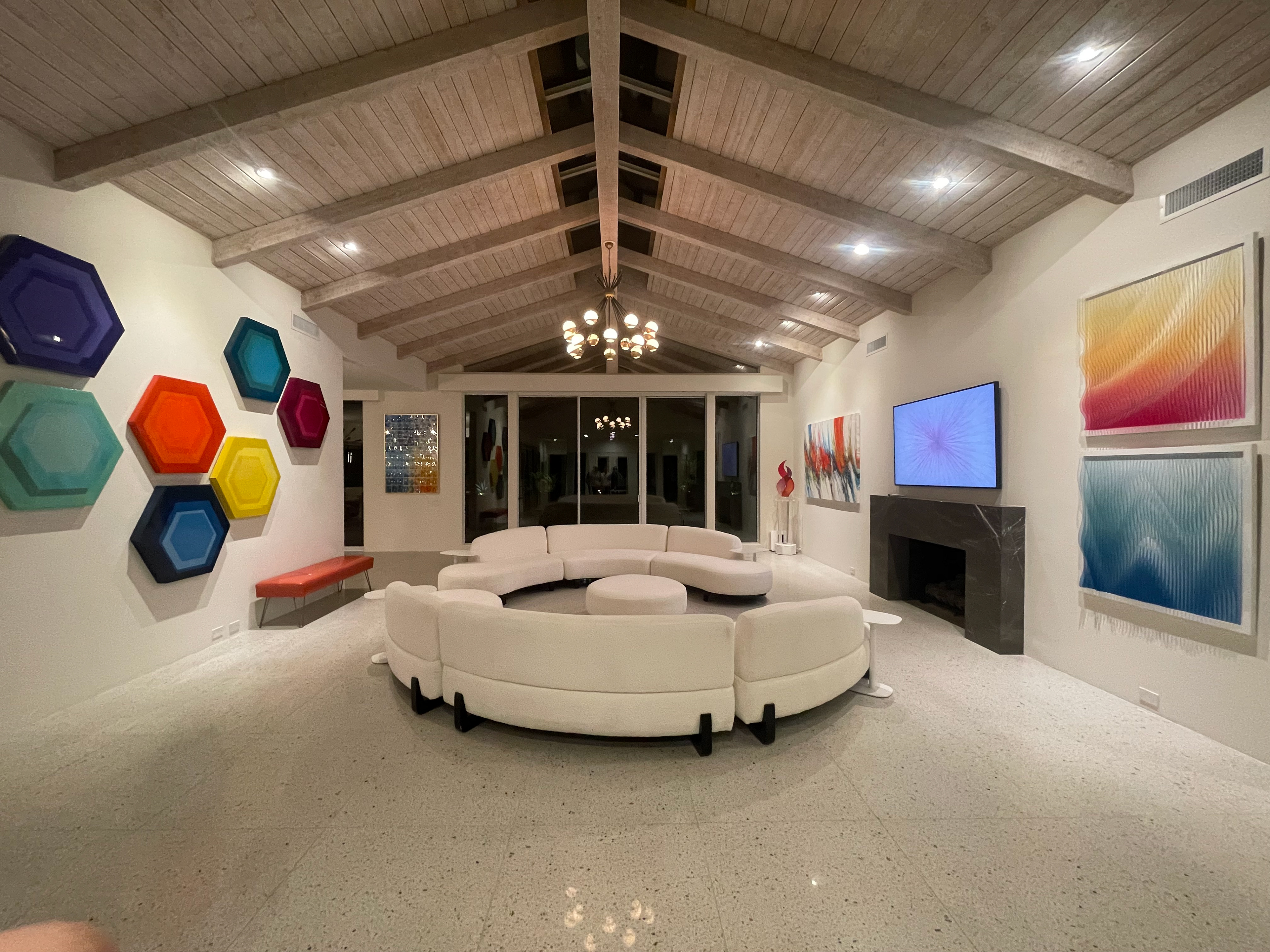 Foyer into Living Area