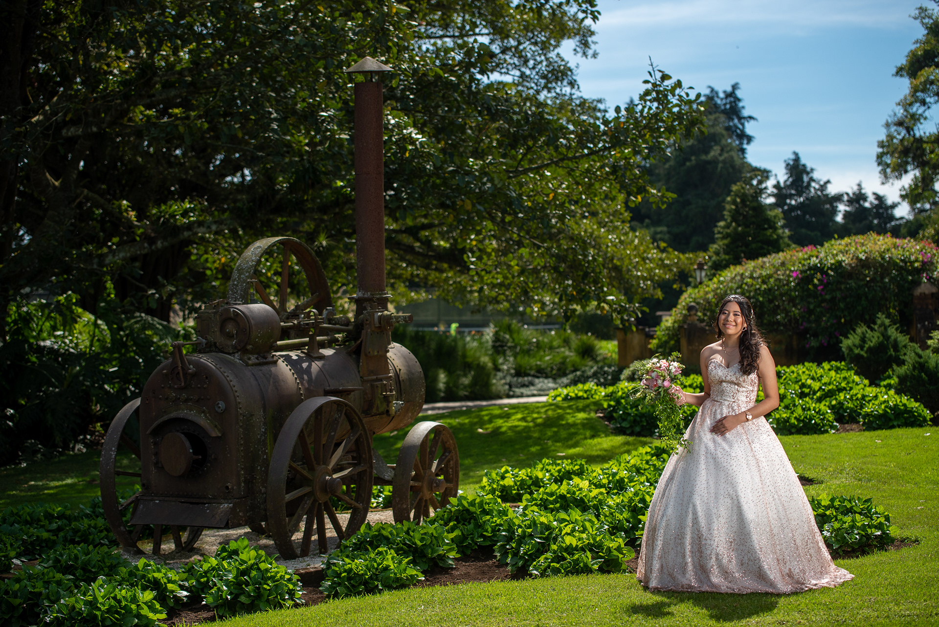 Sesión de fotos de quince años en Hacienda Nueva Country Club