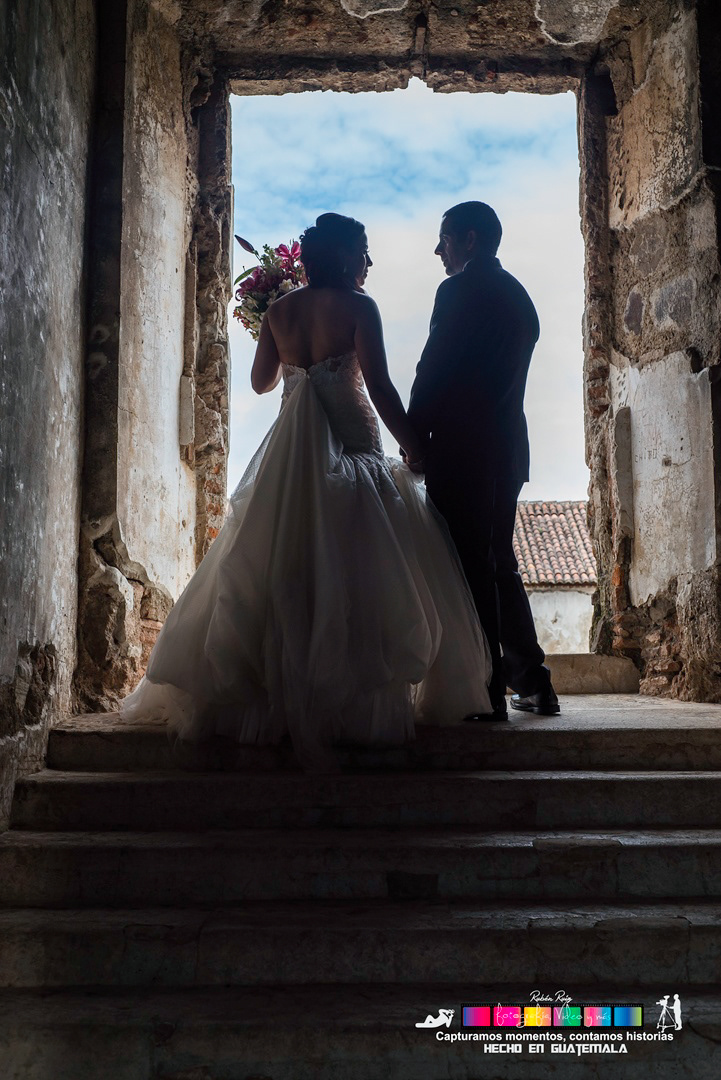 Sesión de fotos de boda en Antigua Guatemala
