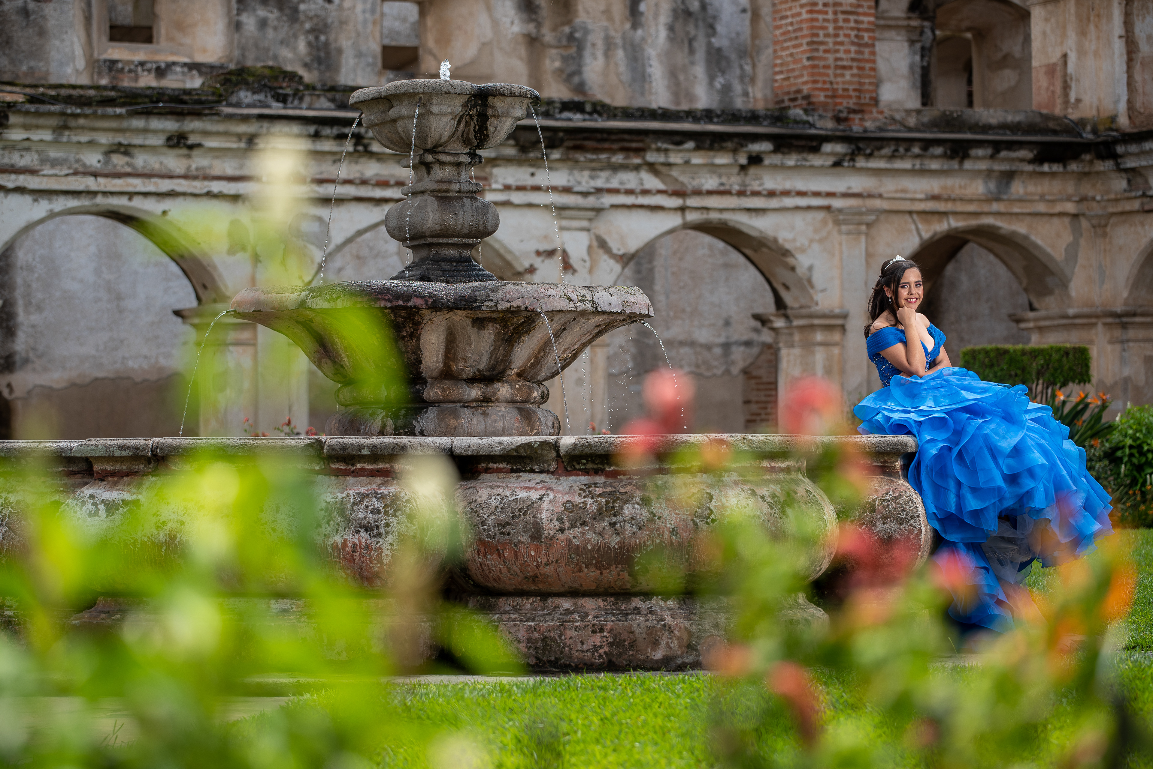 Sesión de fotos en Ruinas de Santa Clara, Antigua Guatemala