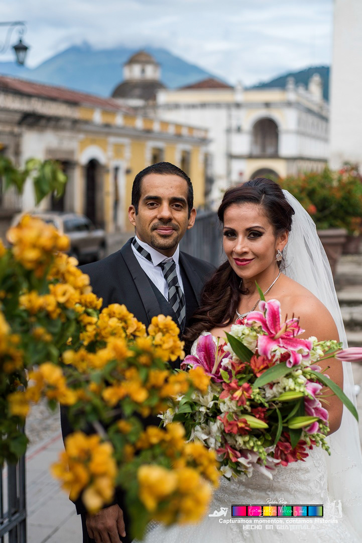 Sesión de fotos de boda en Antigua Guatemala