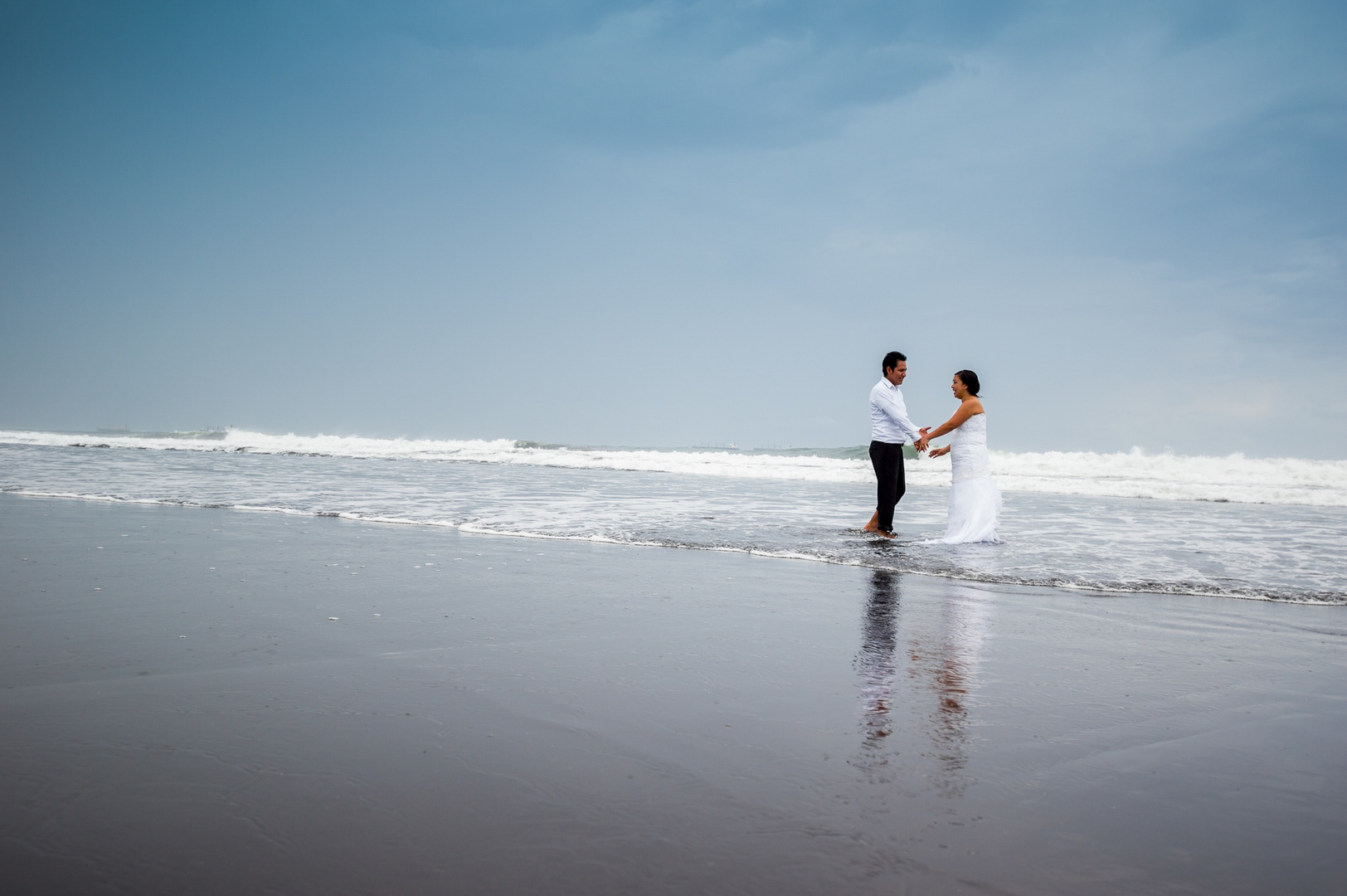 Sesión de fotos de boda en Puerto de San José, Escuintla