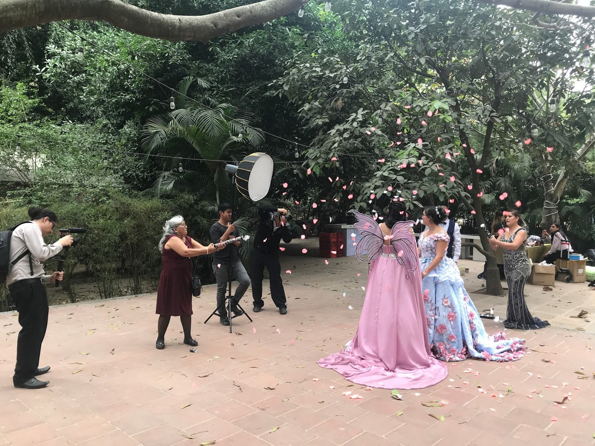 Detrás de cámaras en Palmetto Vivero