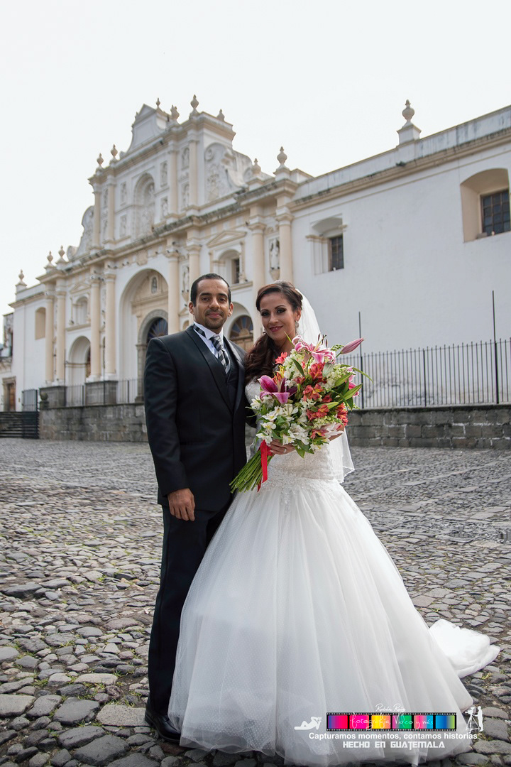 Sesión de fotos de boda en Antigua Guatemala