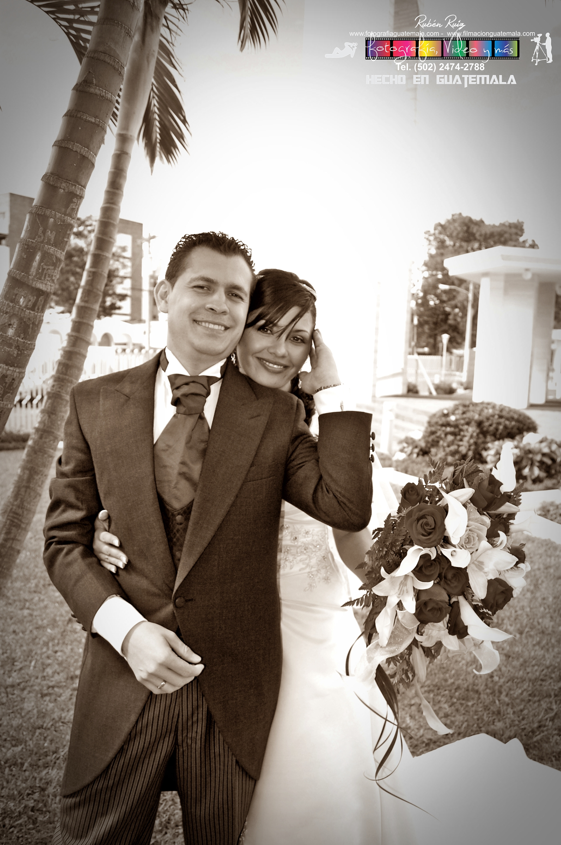 Sesión de fotos de boda, Guatemala 2010