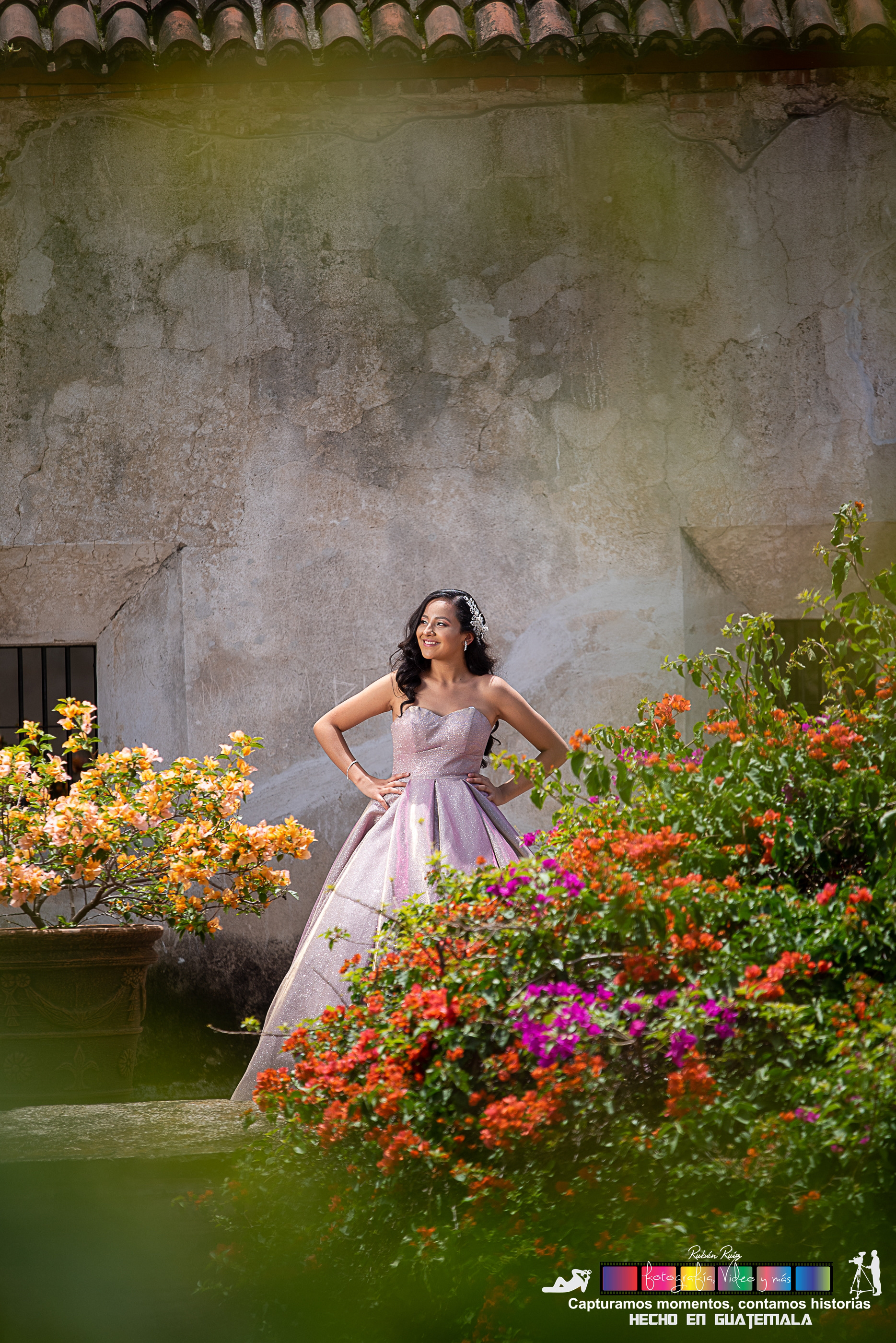 Sesión de fotos  15 años en Antigua Guatemala
