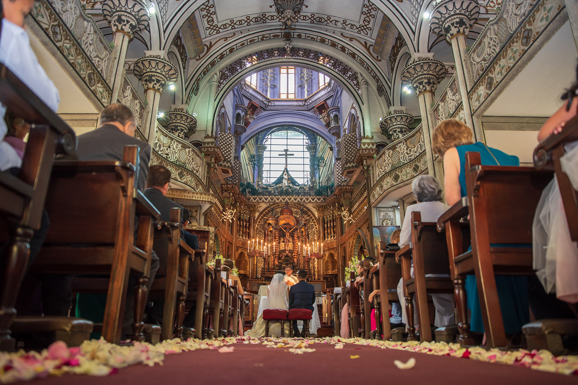 Fotografia de boda en Iglesia Yurrita