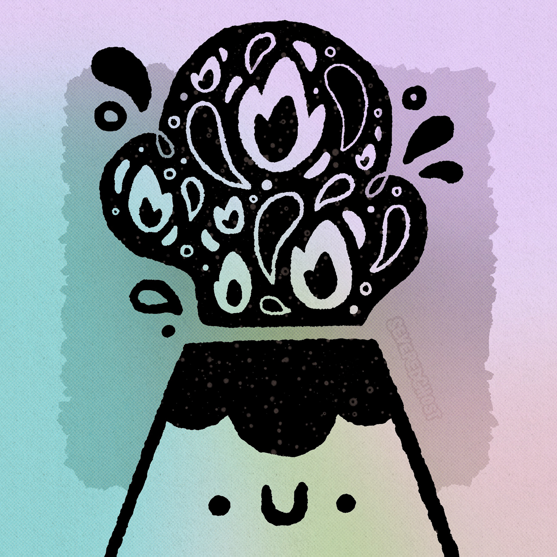 erupted volcano