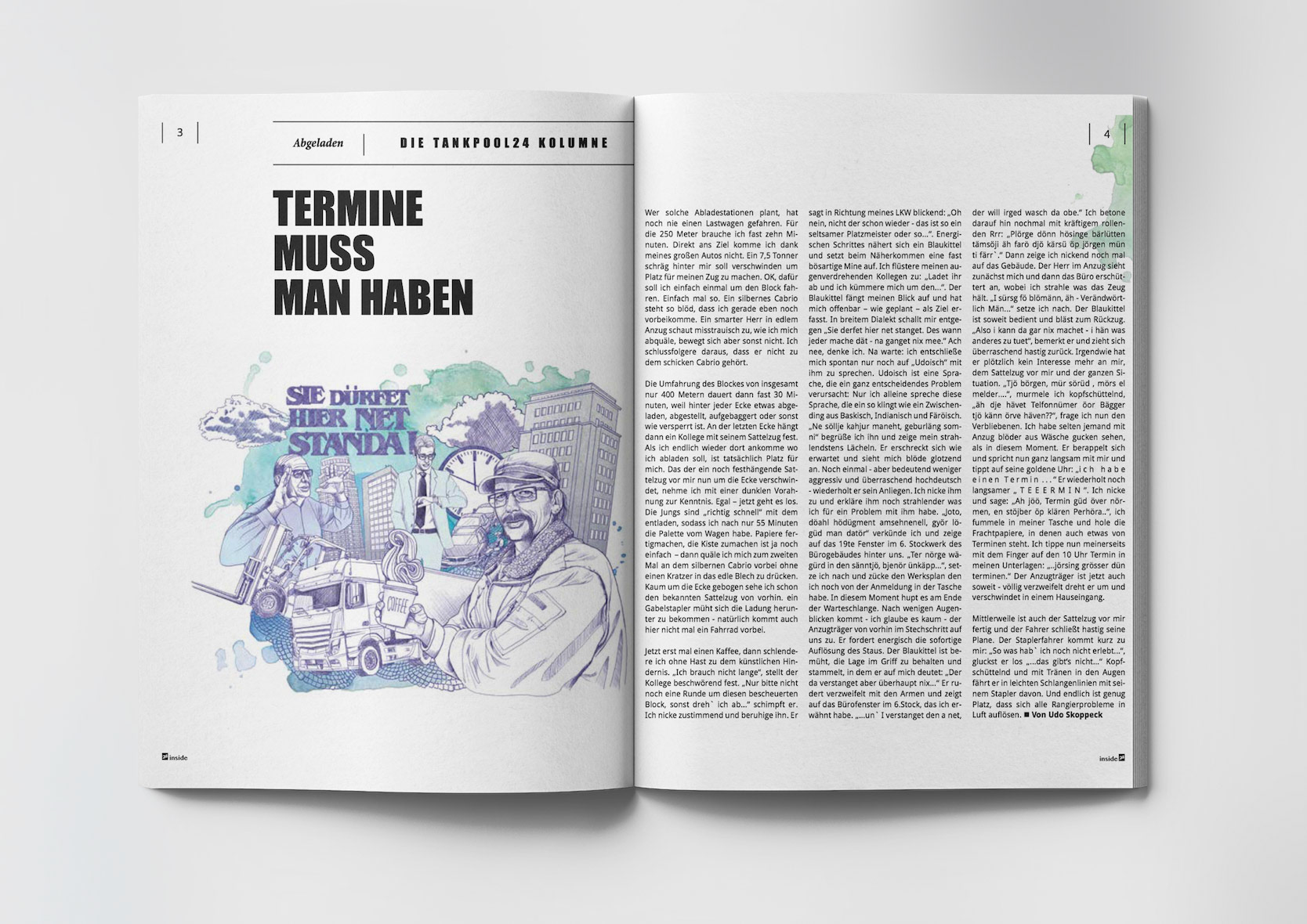 Magazin Tankpool 24"Termine muss man haben"