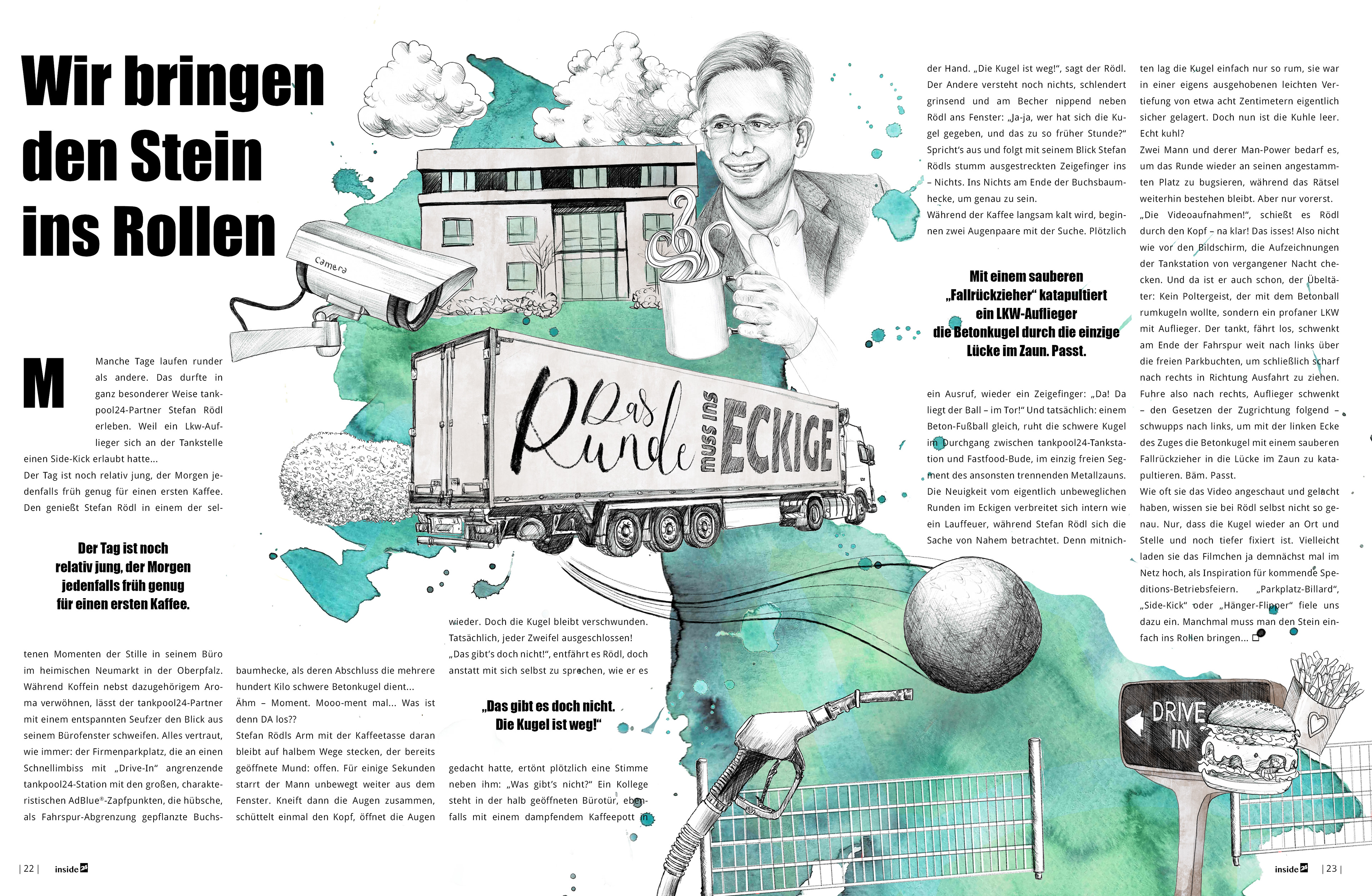 Magazin Tankpool 24 "Wir bringen den Stein ins Rollen "