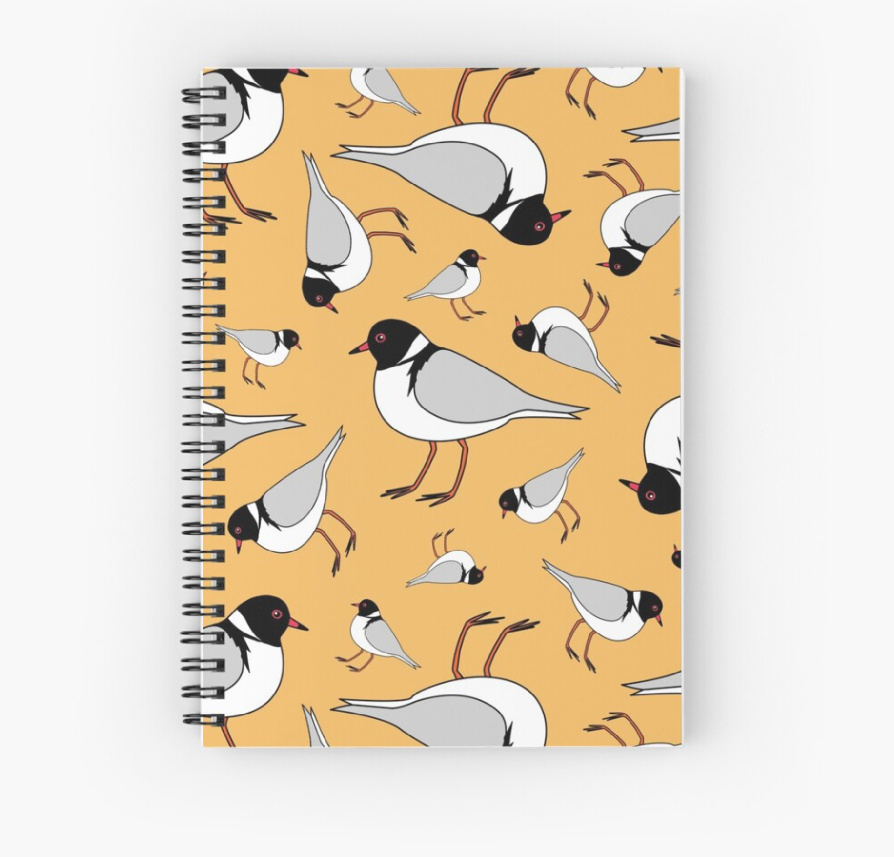 Hoodies Galore print on notebook - gold