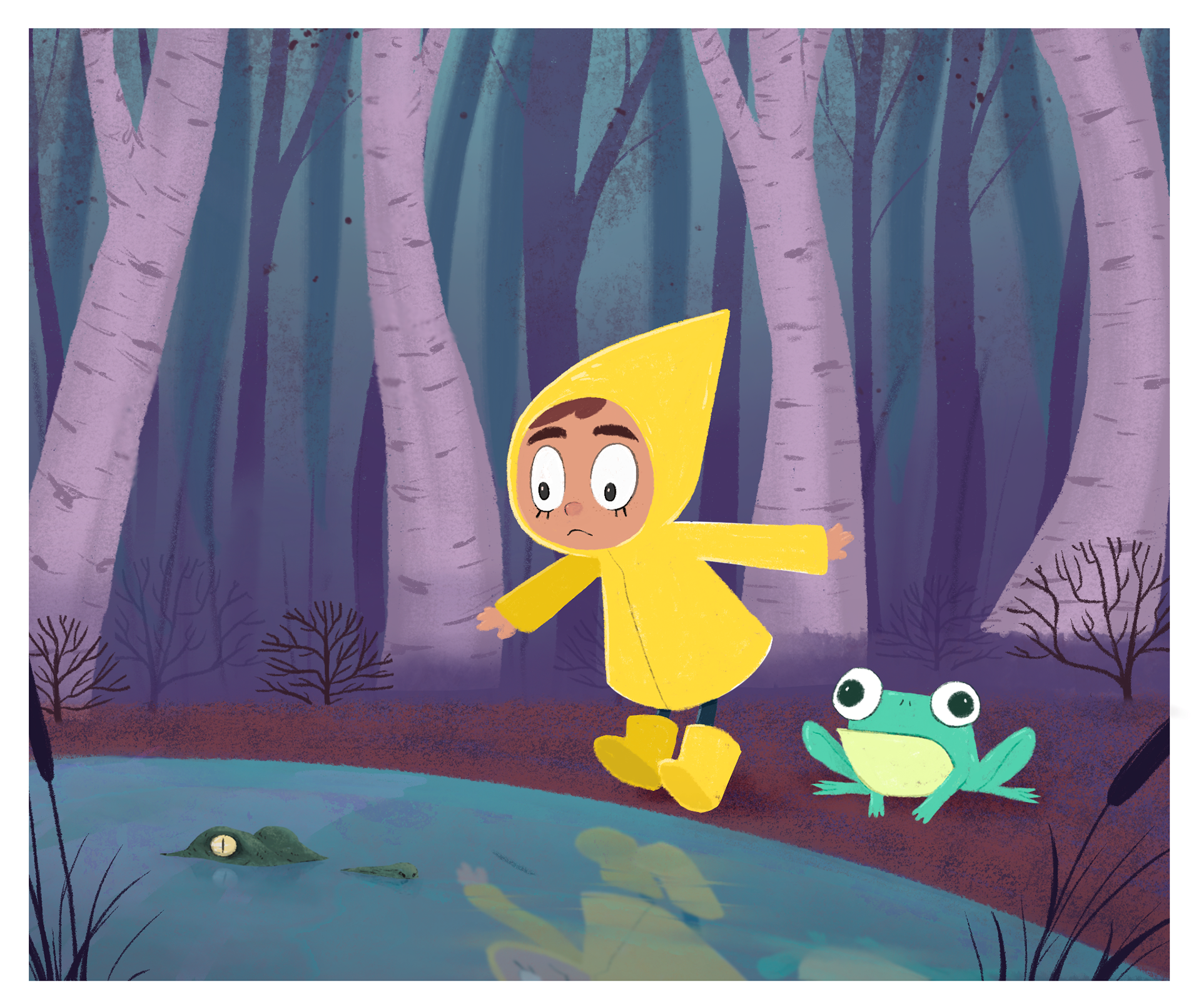 Visual Development For 'Frog Day Afternoon'