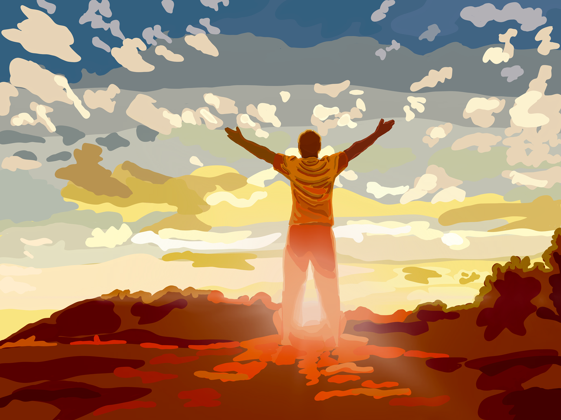 Jesus has Risen / Made with Procreate