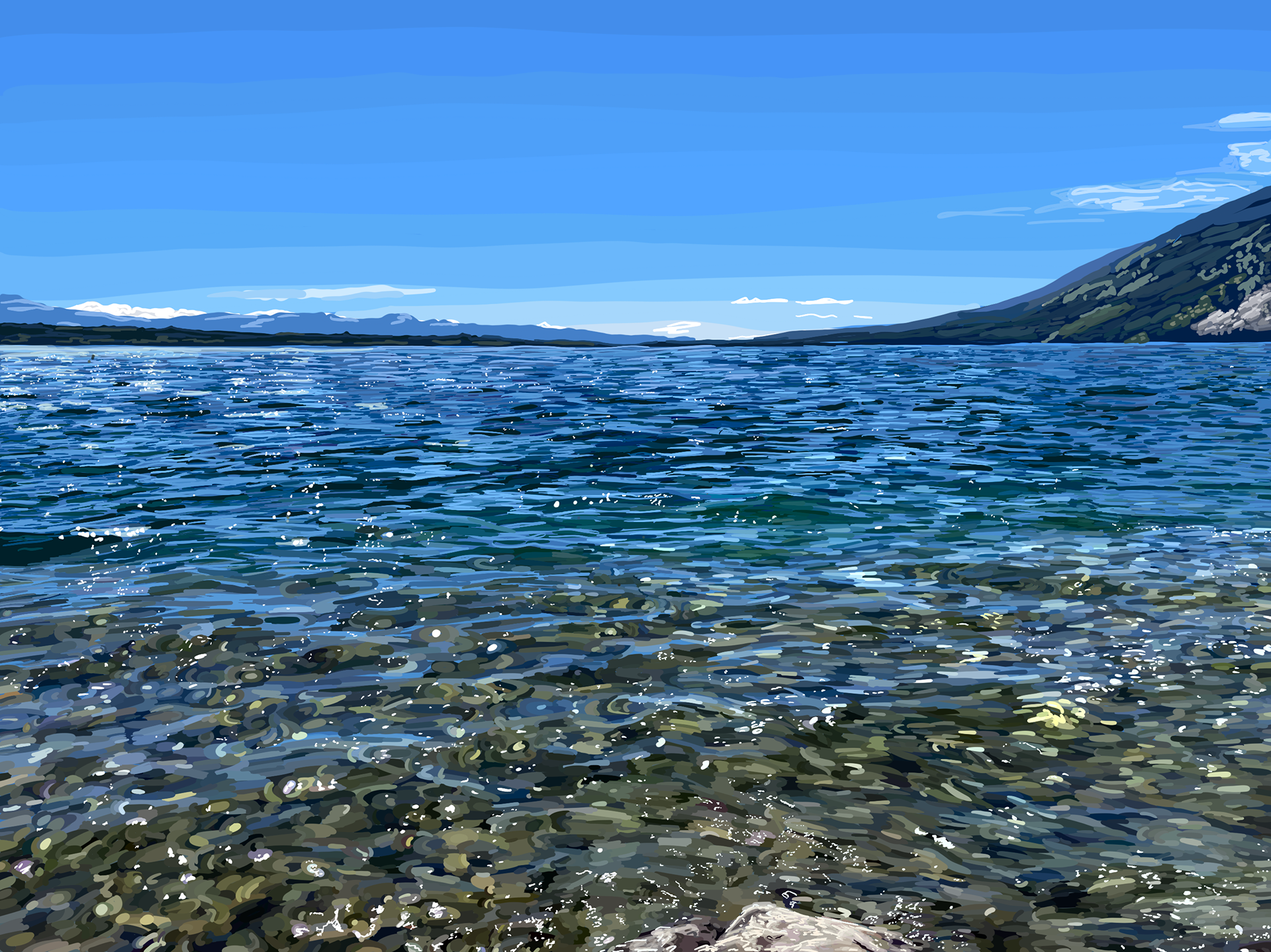 Grand Teton National Park | Made with Procreate