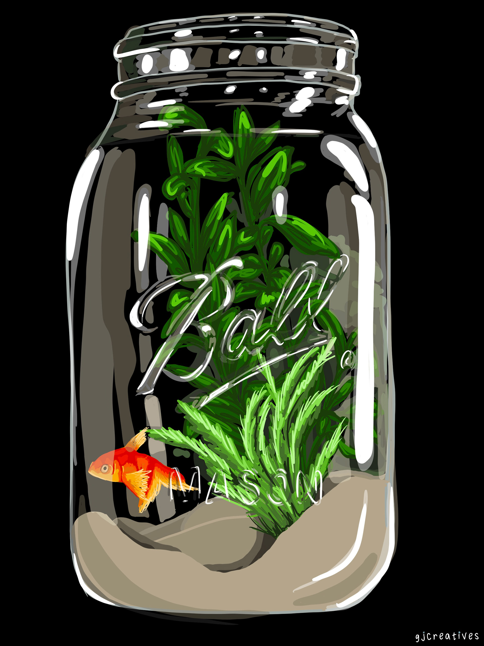 Goldfish jar