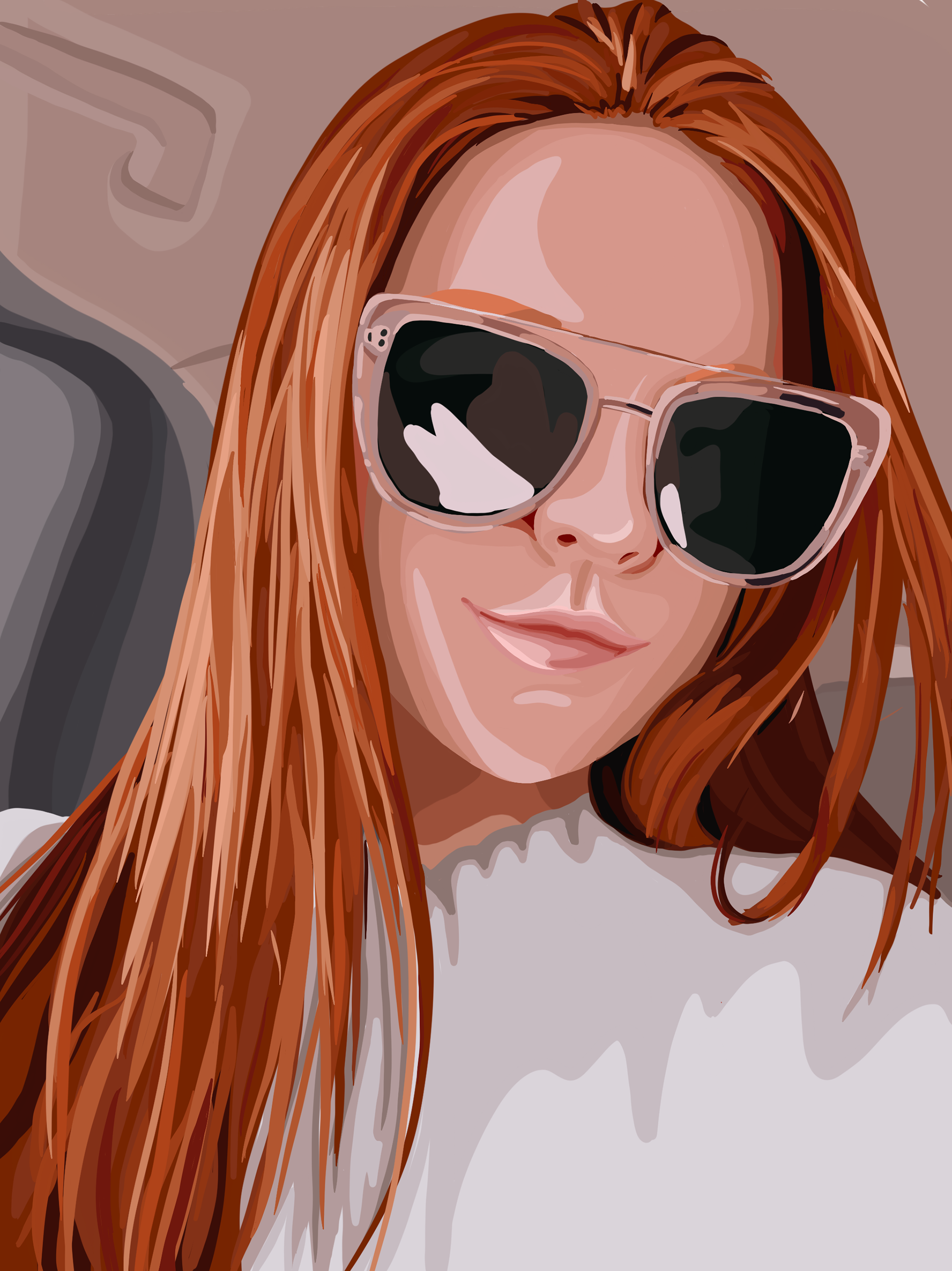 My 2nd Self Portrait / Made with Procreate