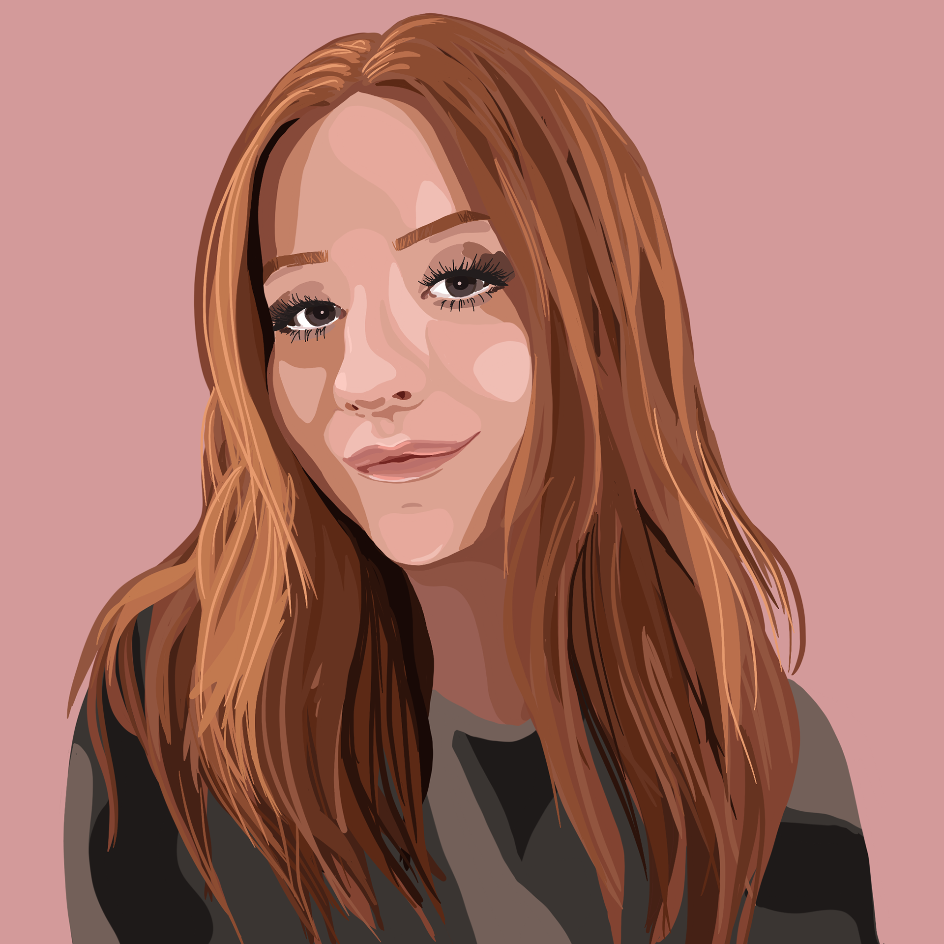 My 3rd Self Portrait / Made with Procreate