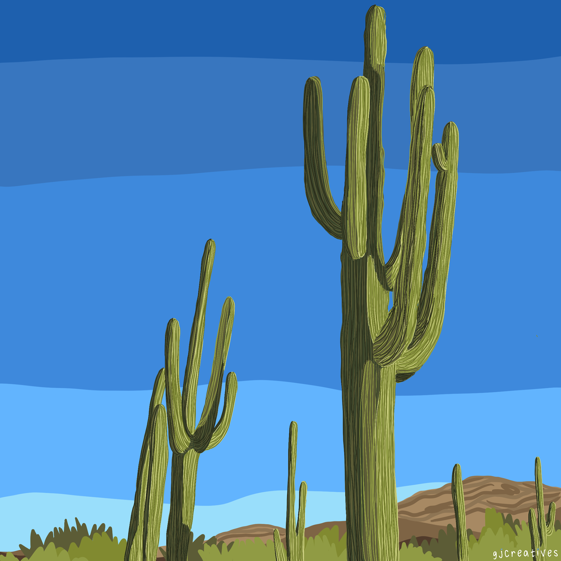 Saguaro Landscape I