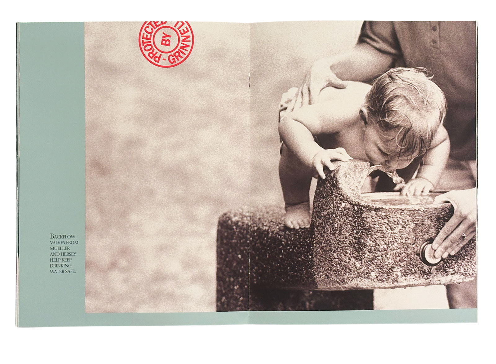 Grinnell Corporation Corporate Brochure – Custom corporate brochure design produced in multiple languages for international markets, designed by John Milano - A Designer's Touch.