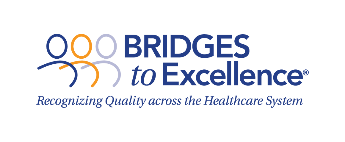 Bridges to Excellence Logo Design – Custom corporate logo and brand identity design created by John Milano - A Designer's Touch.