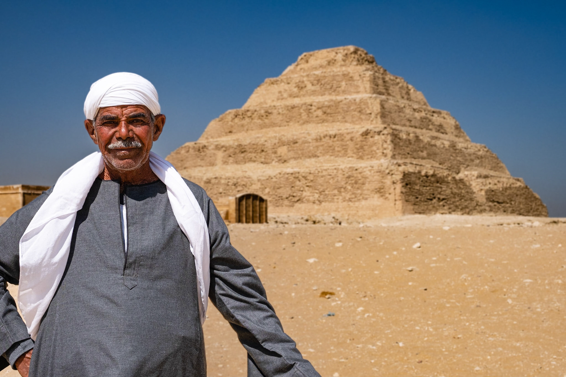 5,000 year old Step Pyramid - Memphis Egypt