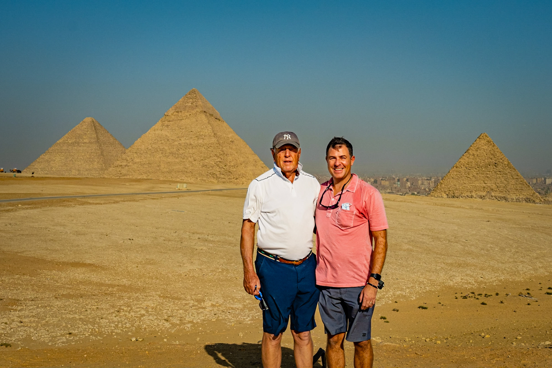 Father &amp; Son - The Great Pyramid of Giza