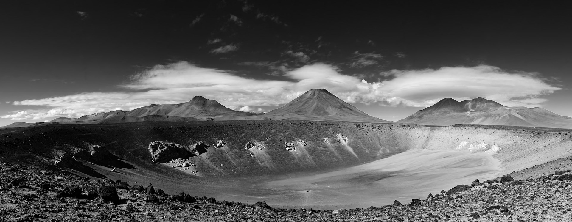 Volcano crater Bolivia