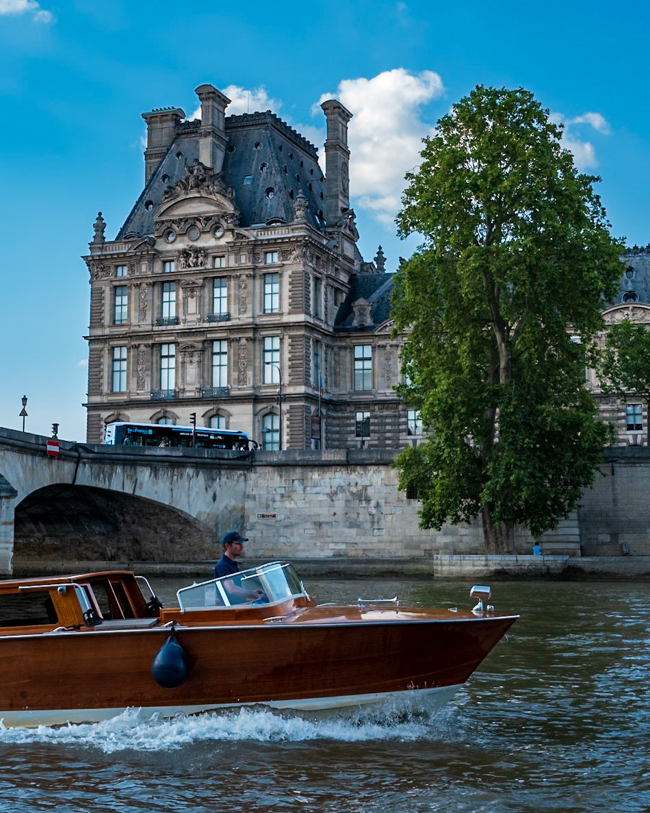 The Louvre from the Seine