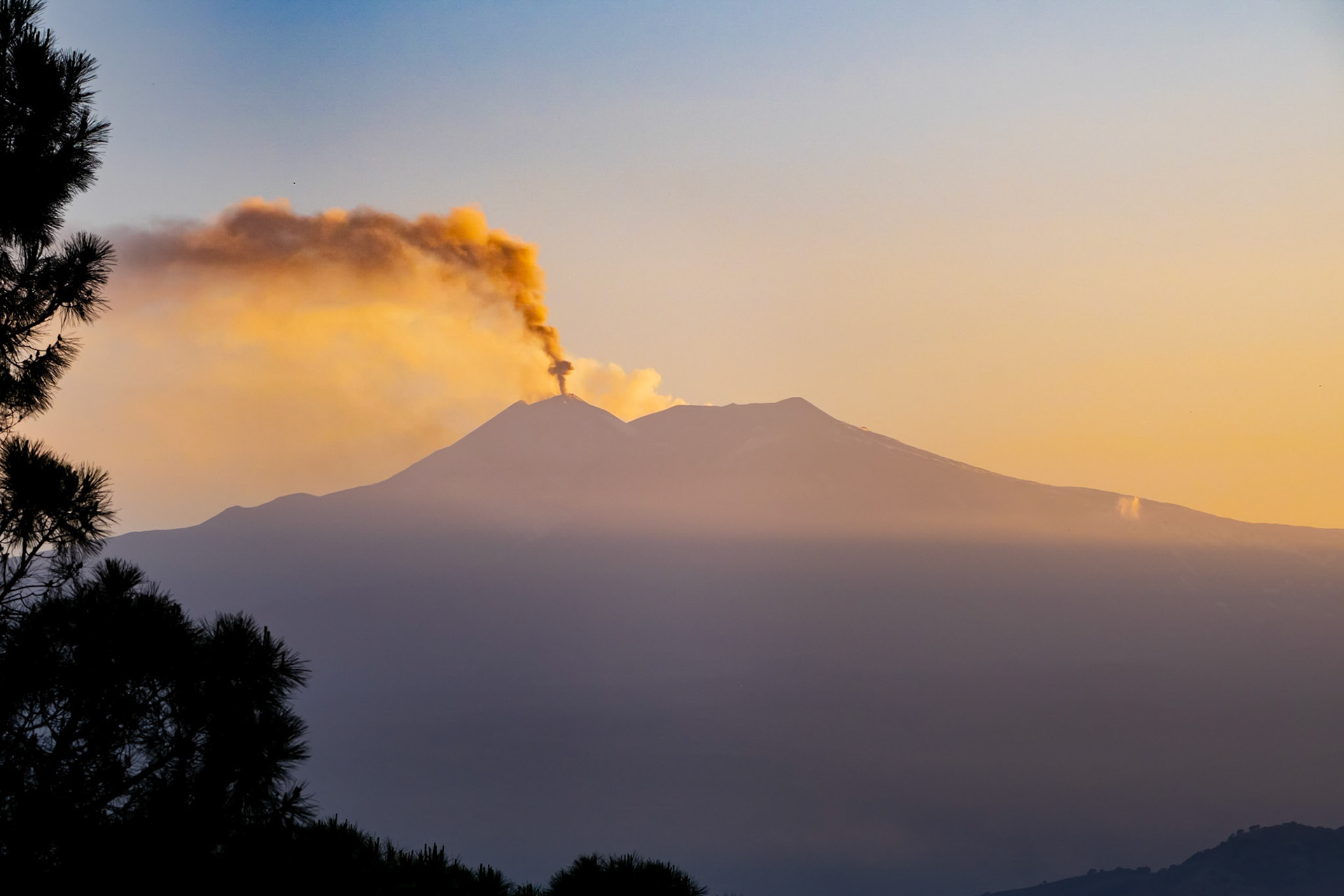 Etna Erupting