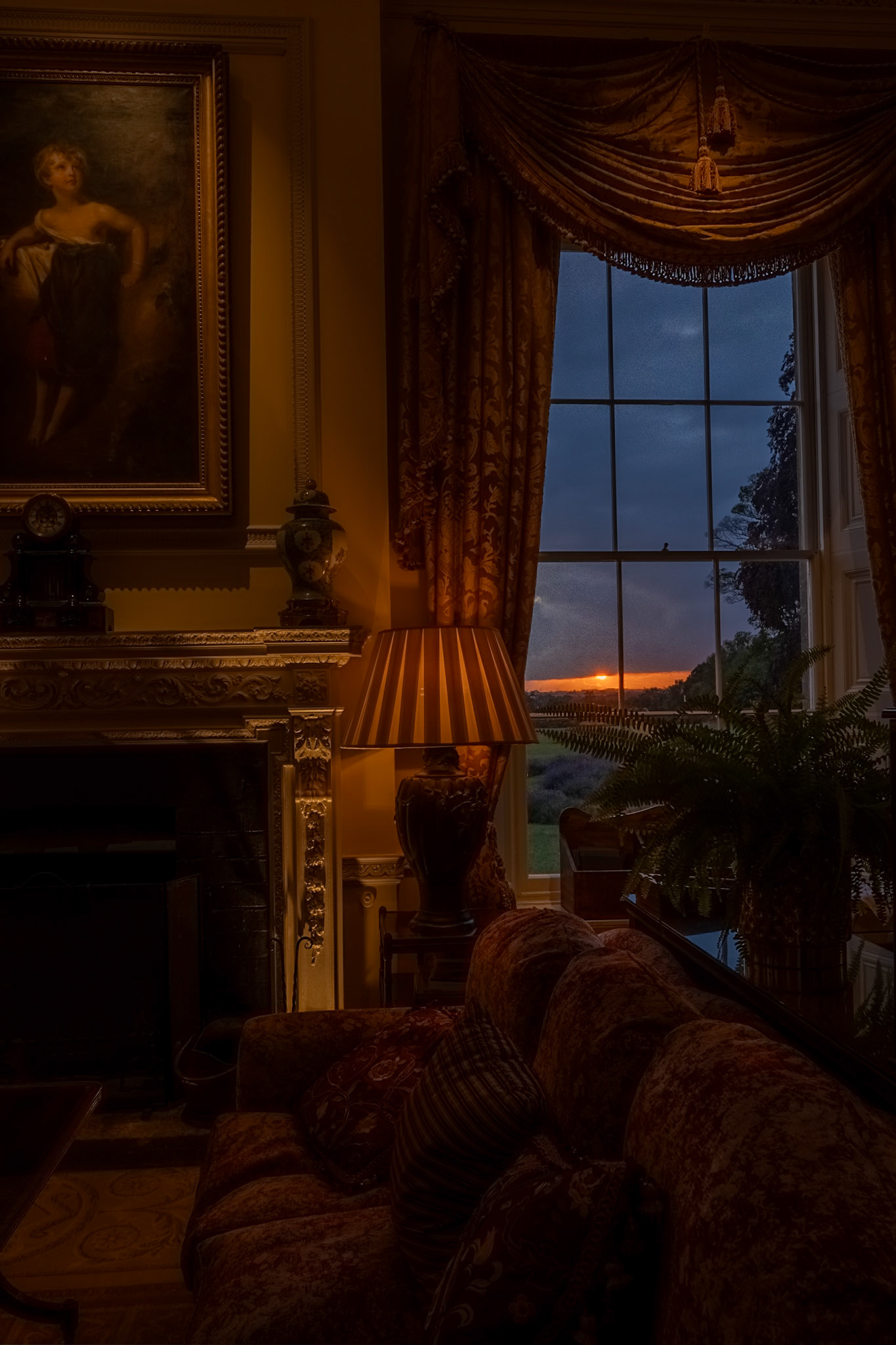 Sunset Lucknam Park Hotel