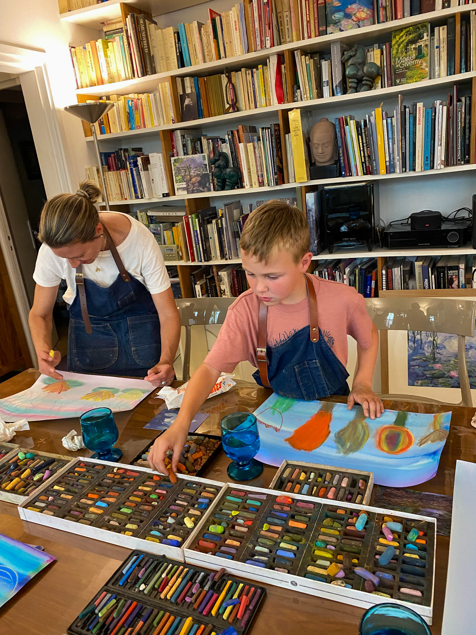 art class in a Paris studio