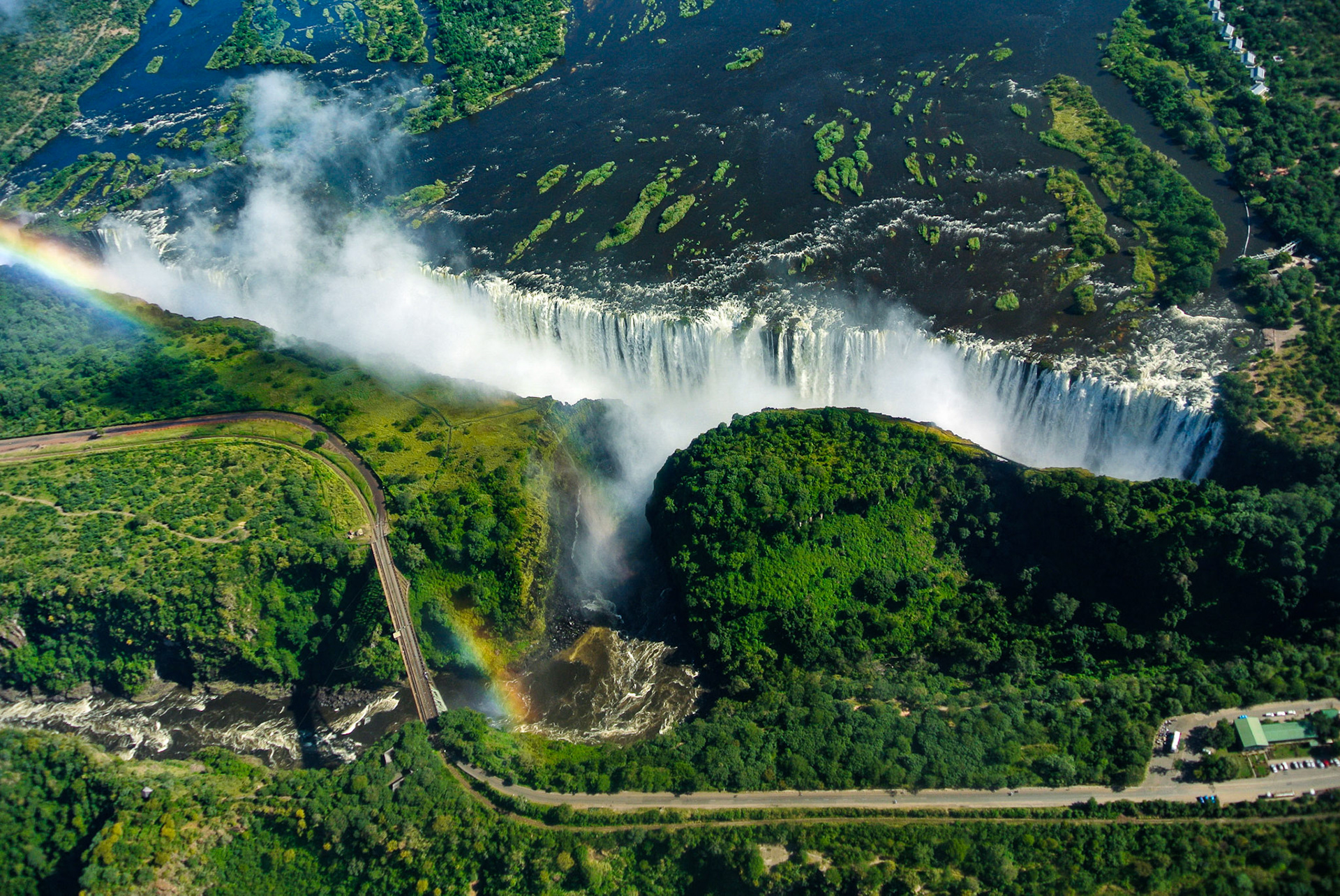 Victoria Falls by Heli