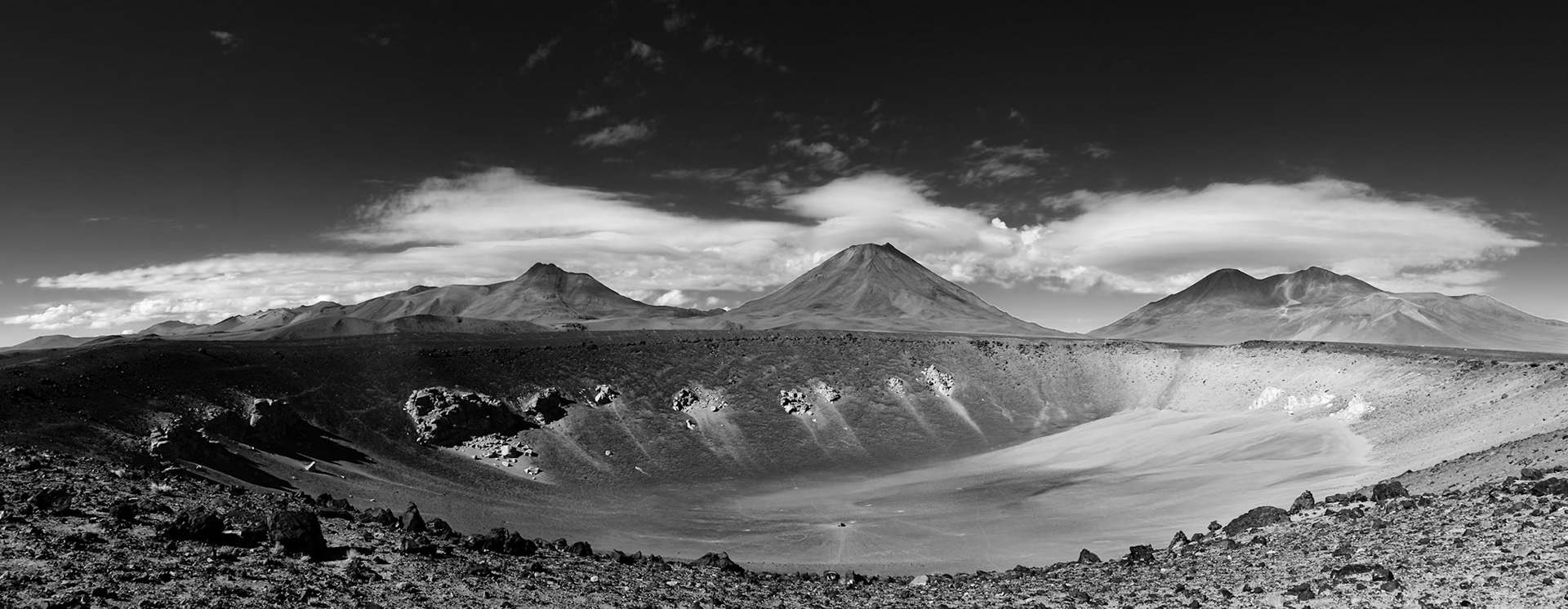 Volcano crater Bolivia